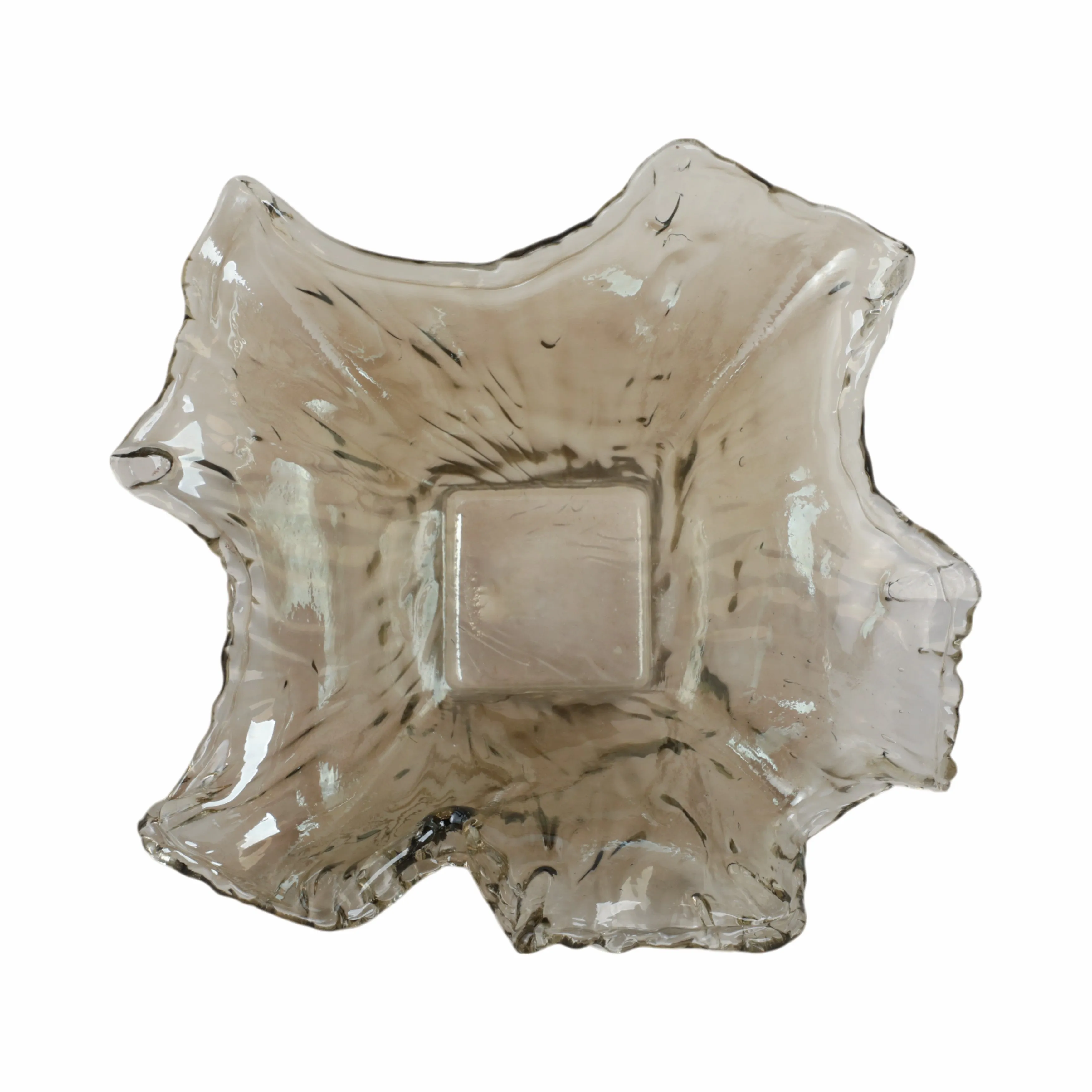 19" Fiastra Wide Italian Art Glass Vase