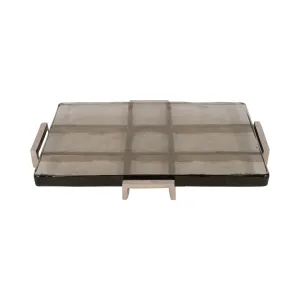 19" Kingston Silver Rectangle Tray