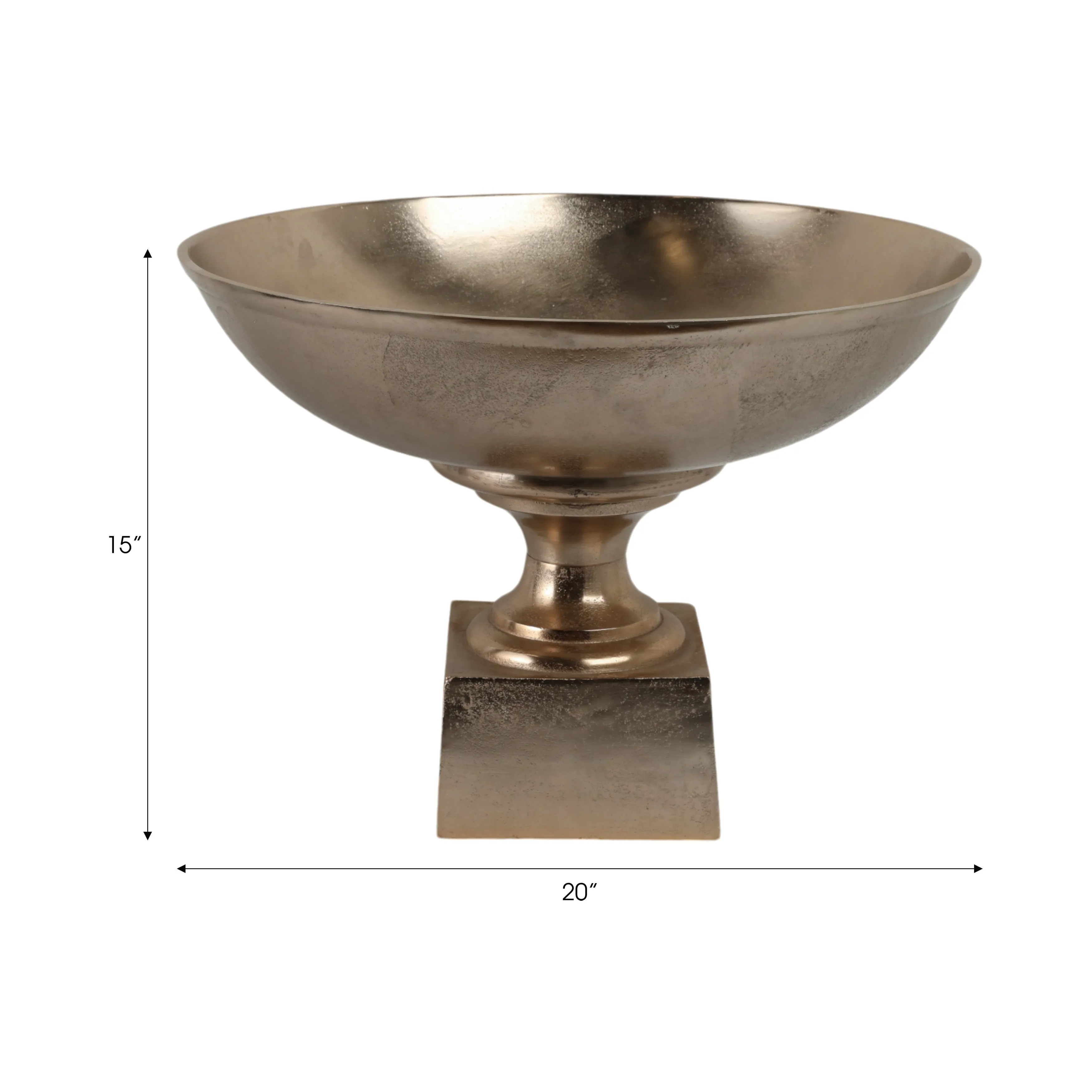 20" Kenosha Gold Aluminum Bowl