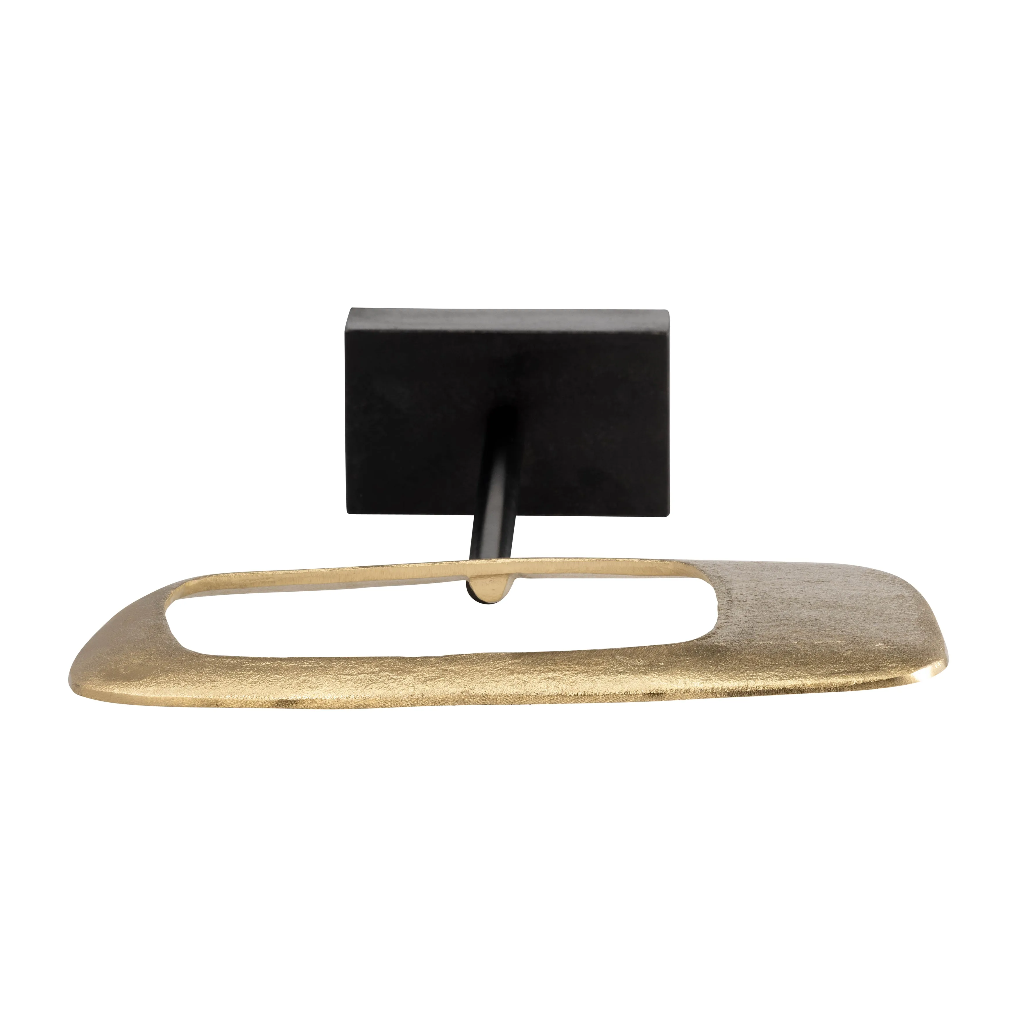 21.75" ALUMINUM RHOMBUS ON STAND, GOLD, KD