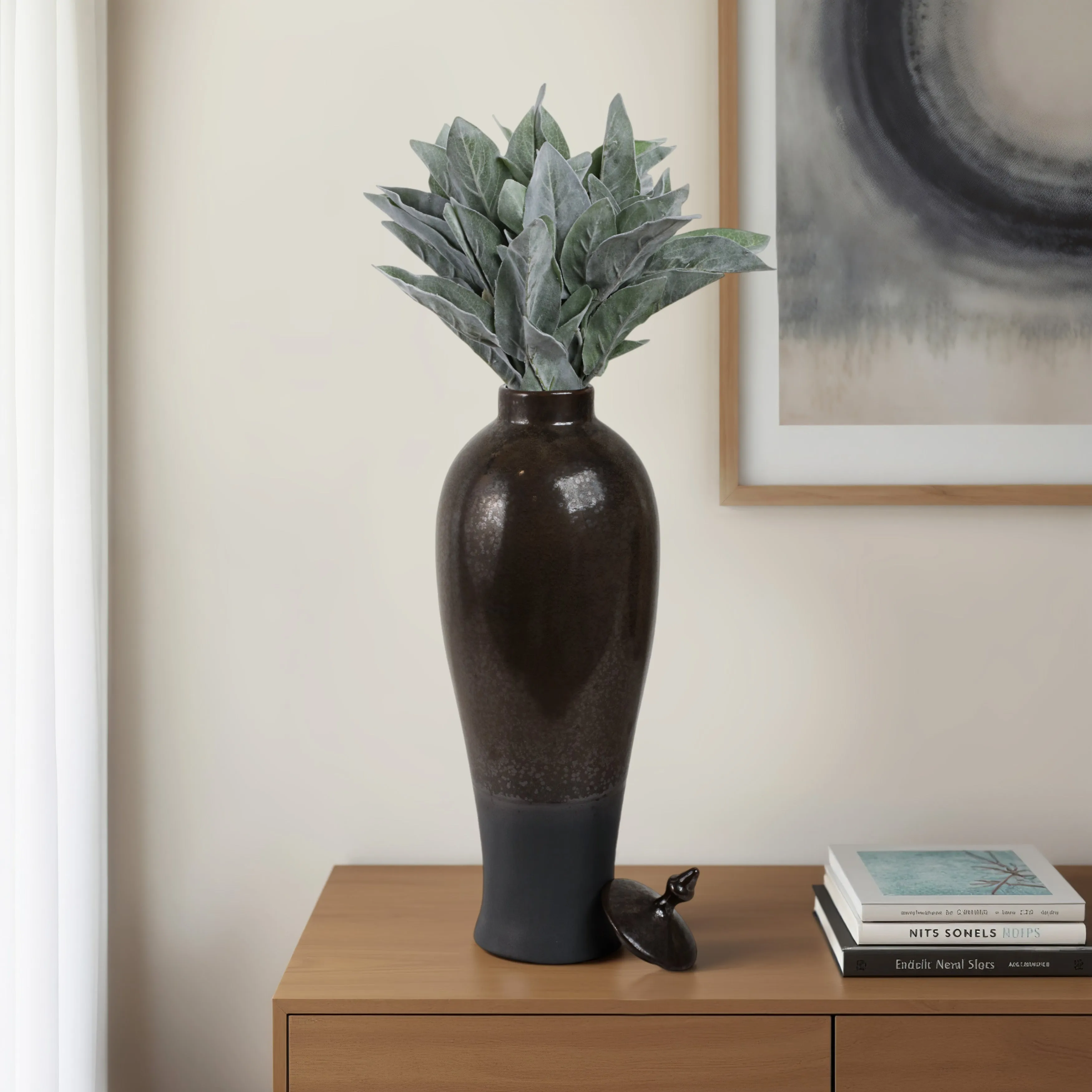 21" Padmini Medium Lidded Jar