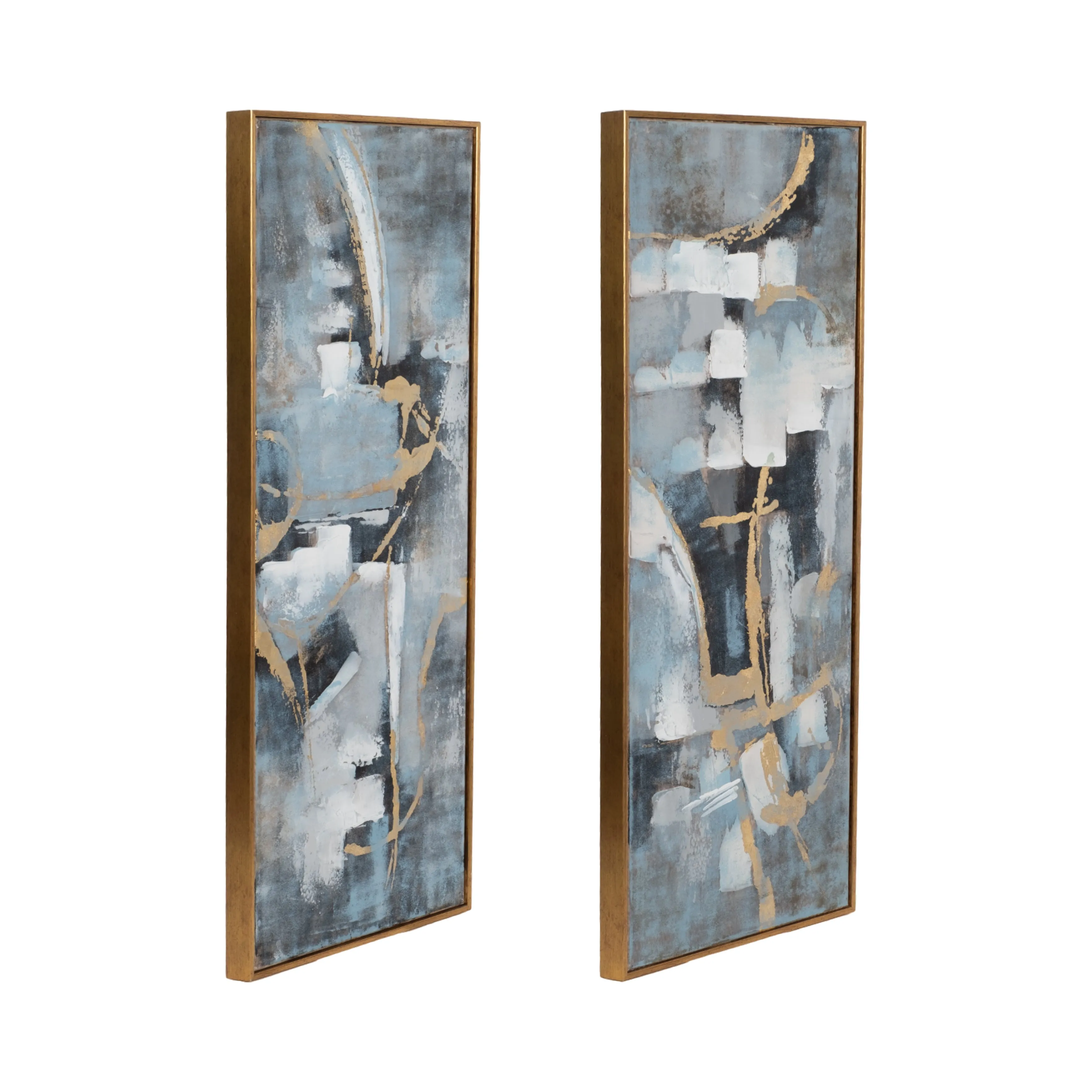 21X51  S/2, ABSTRACT OIL PAINTING, MULTI