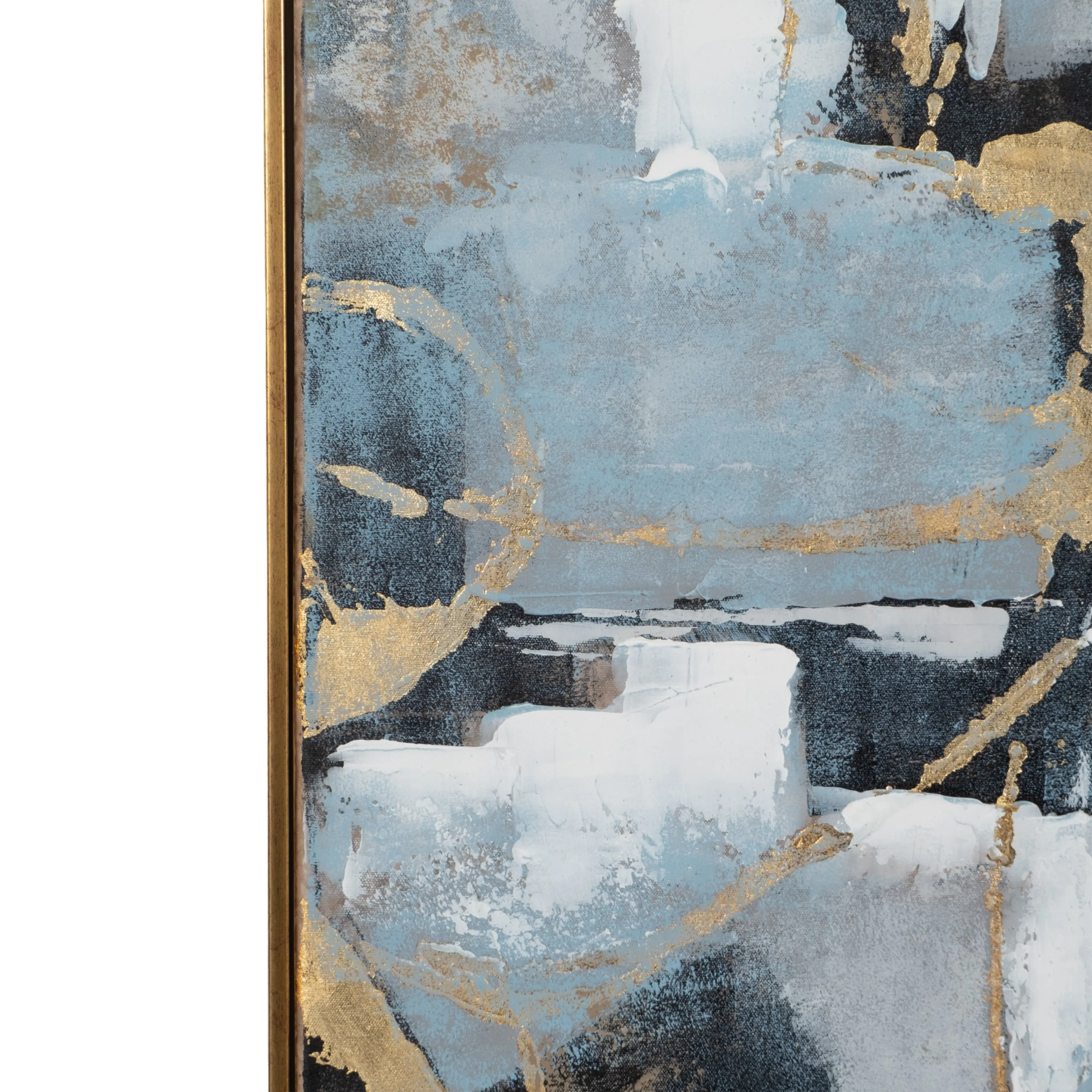 21X51  S/2, ABSTRACT OIL PAINTING, MULTI