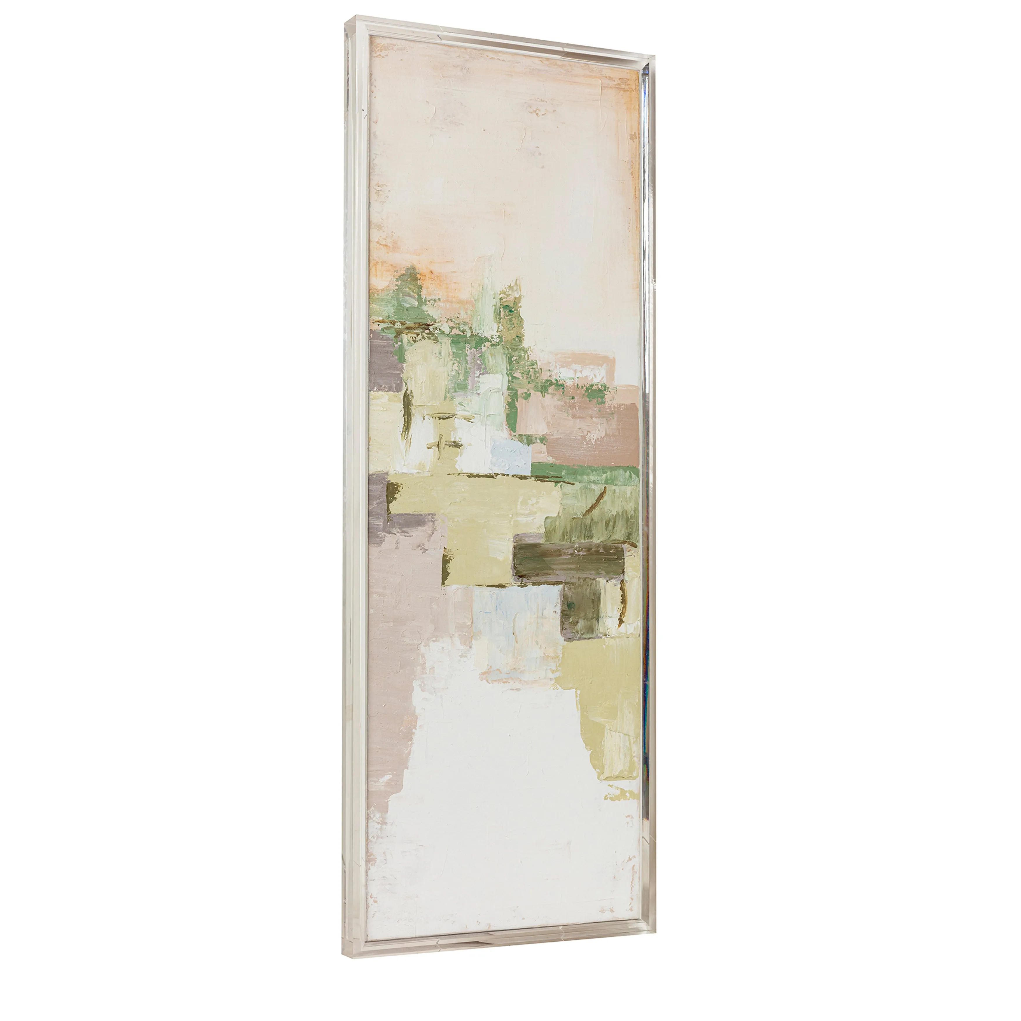 22X60 EDEN ACRYLIC FRAME HANDPAINTED WALL ART