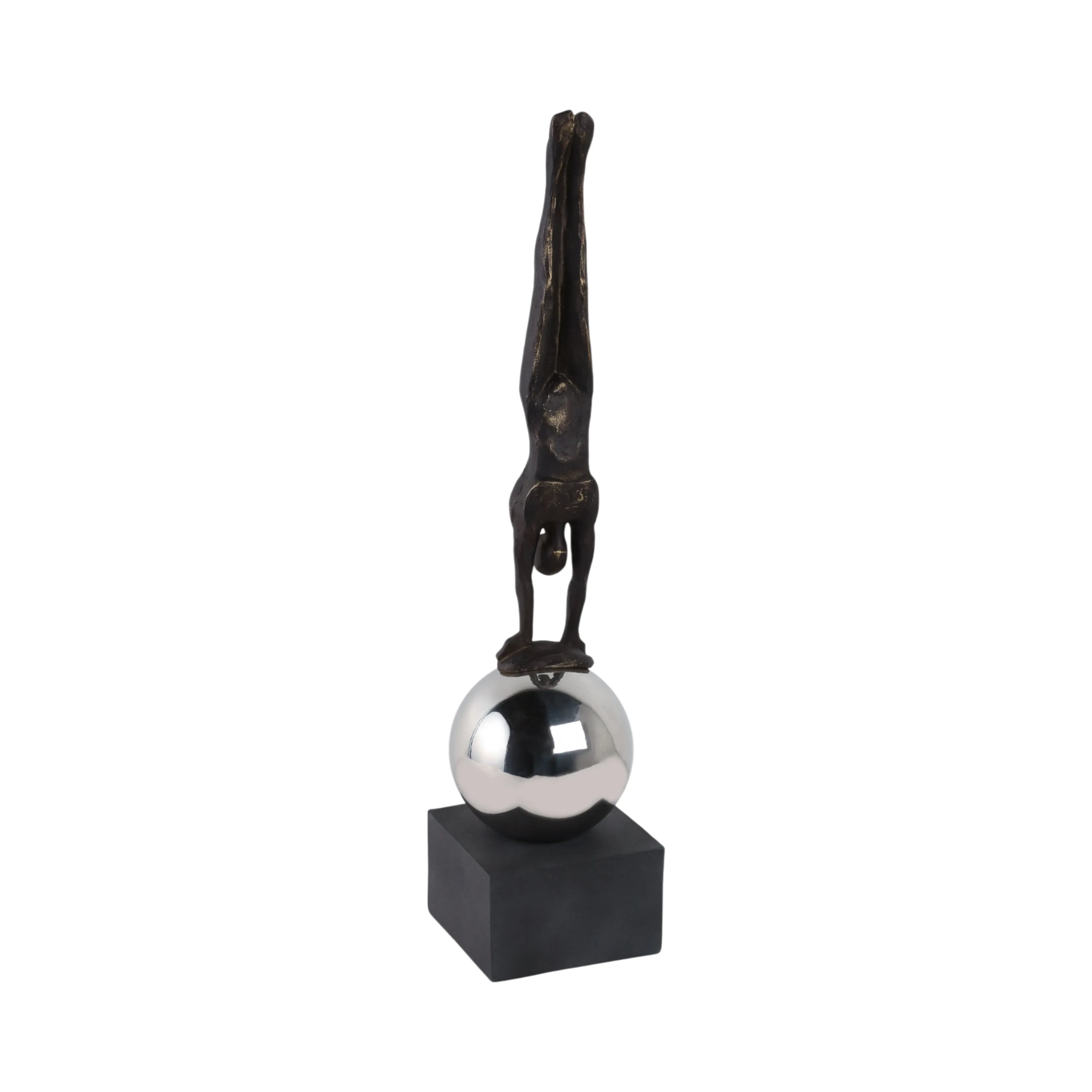 23" Augustolo Statuary With Steel Sphere