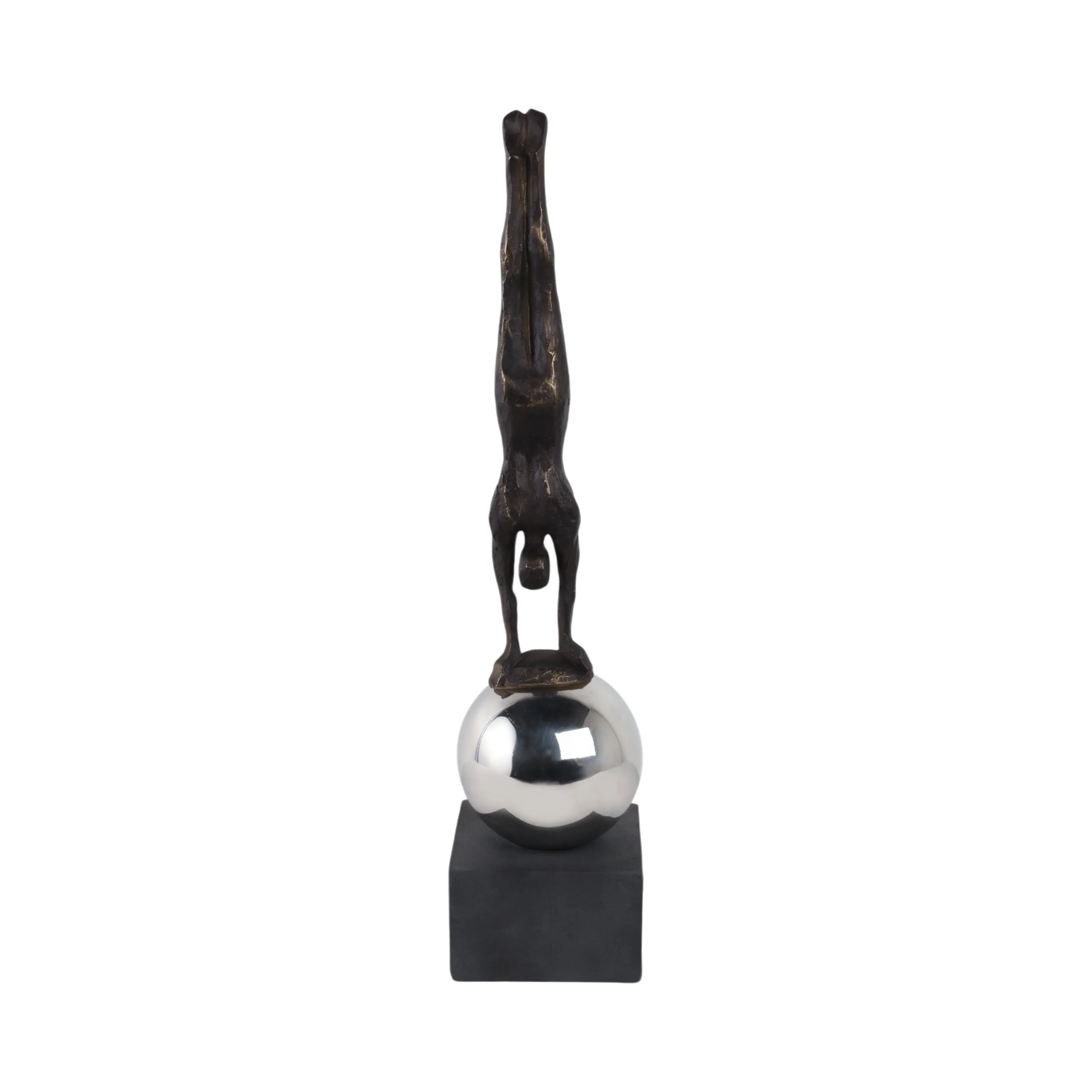 23" Augustolo Statuary With Steel Sphere