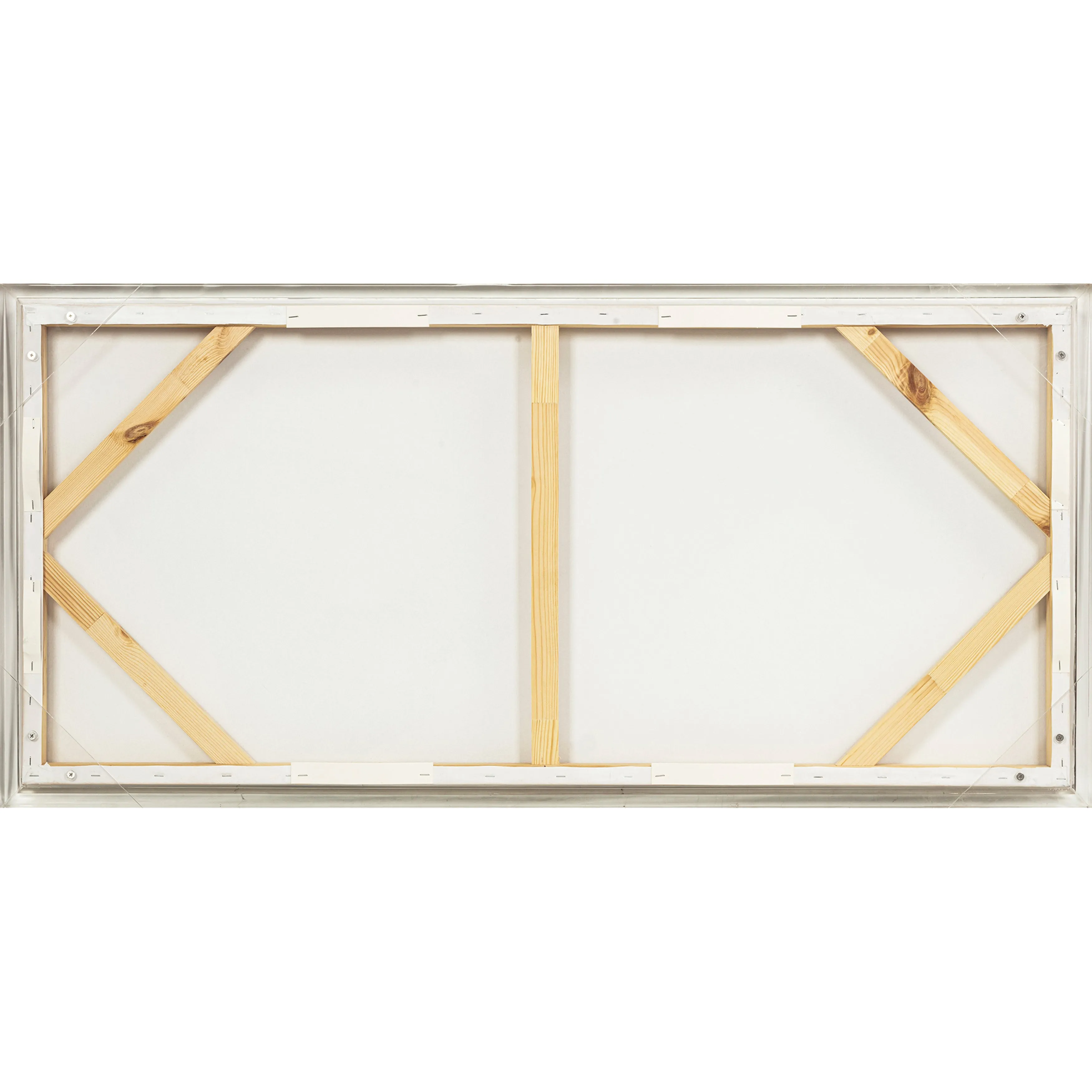24x50 Truro Acrylic Frame Handpainted Wall Art