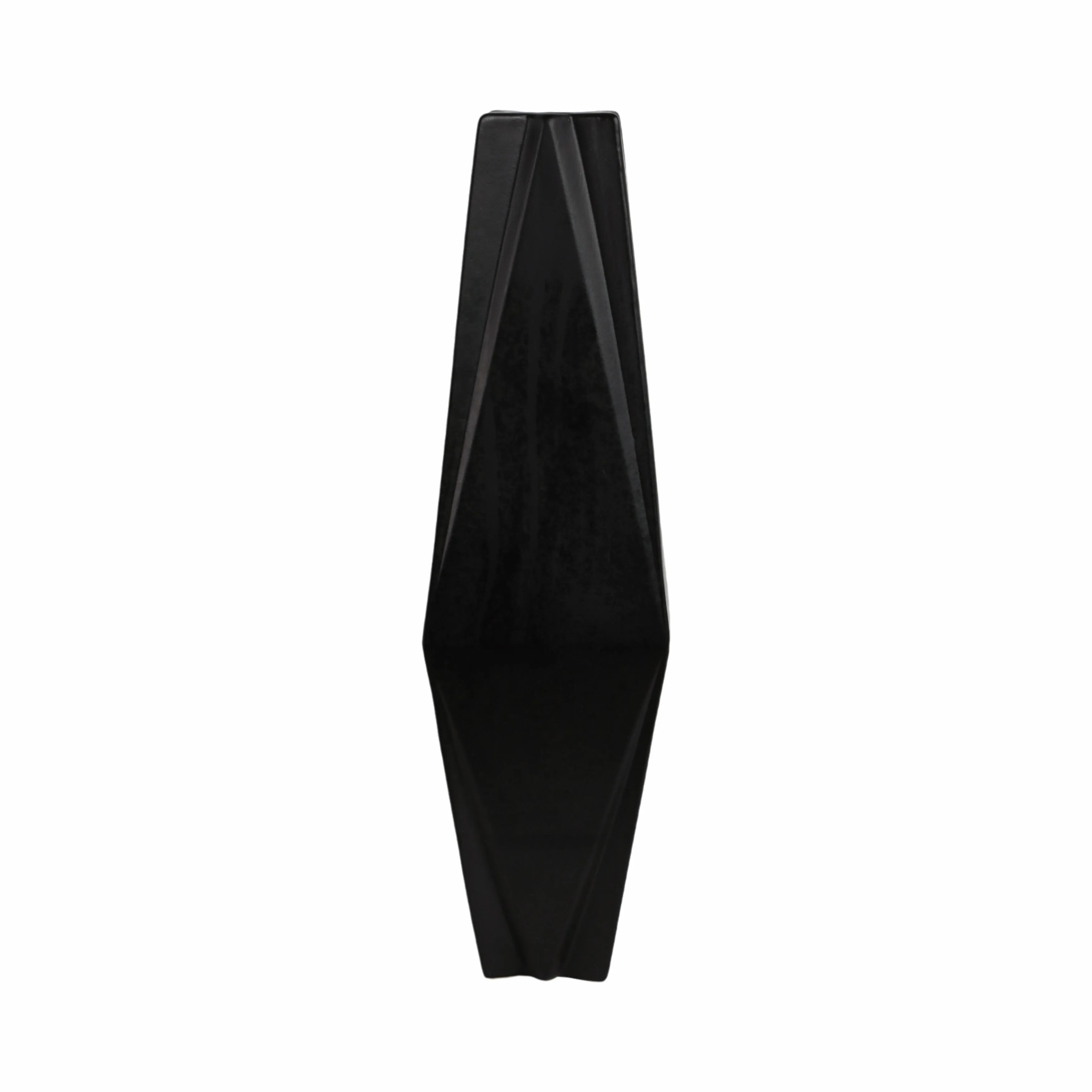 26" Bonney Medium Black Cer Vase