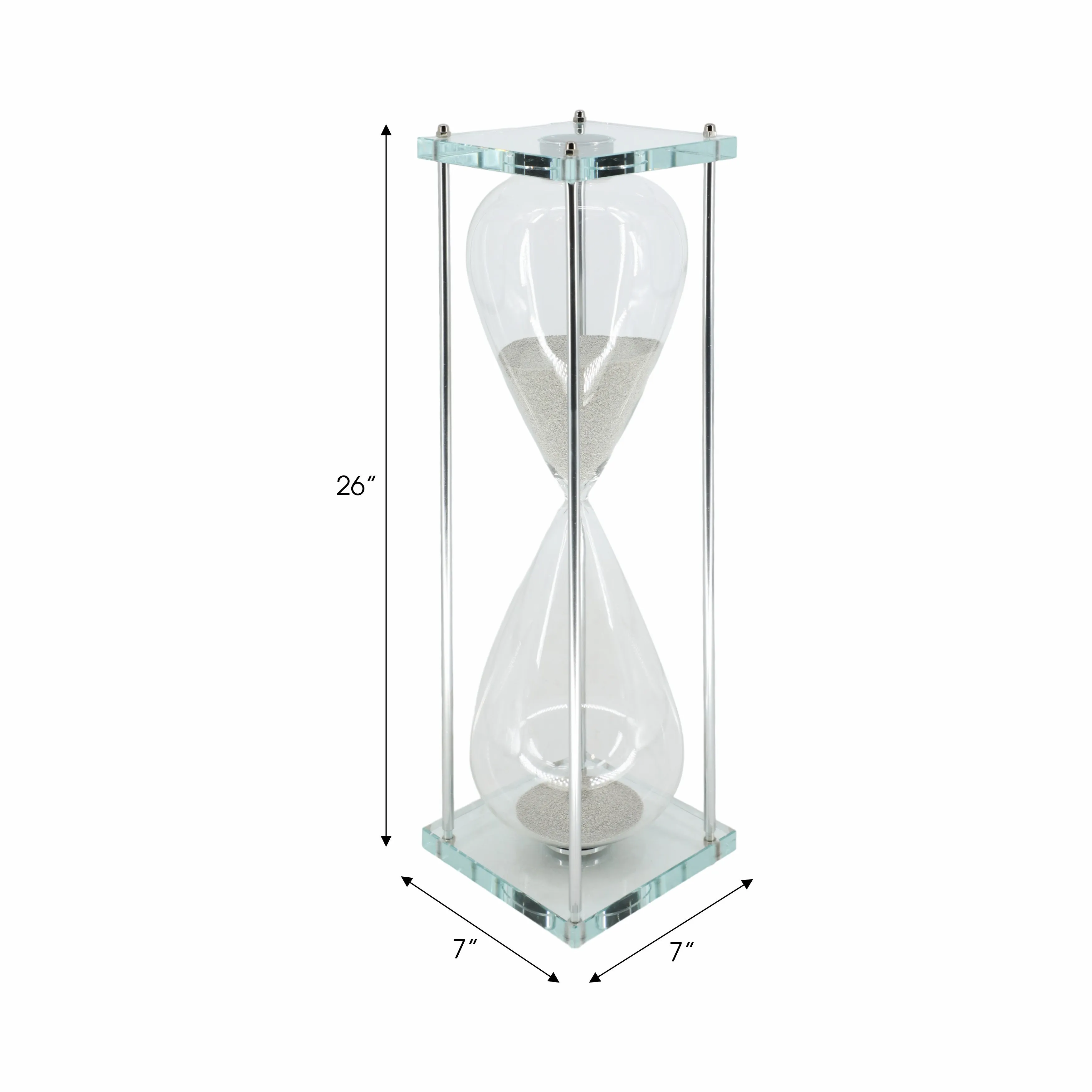26" Reynolds Large Silver Hourglass