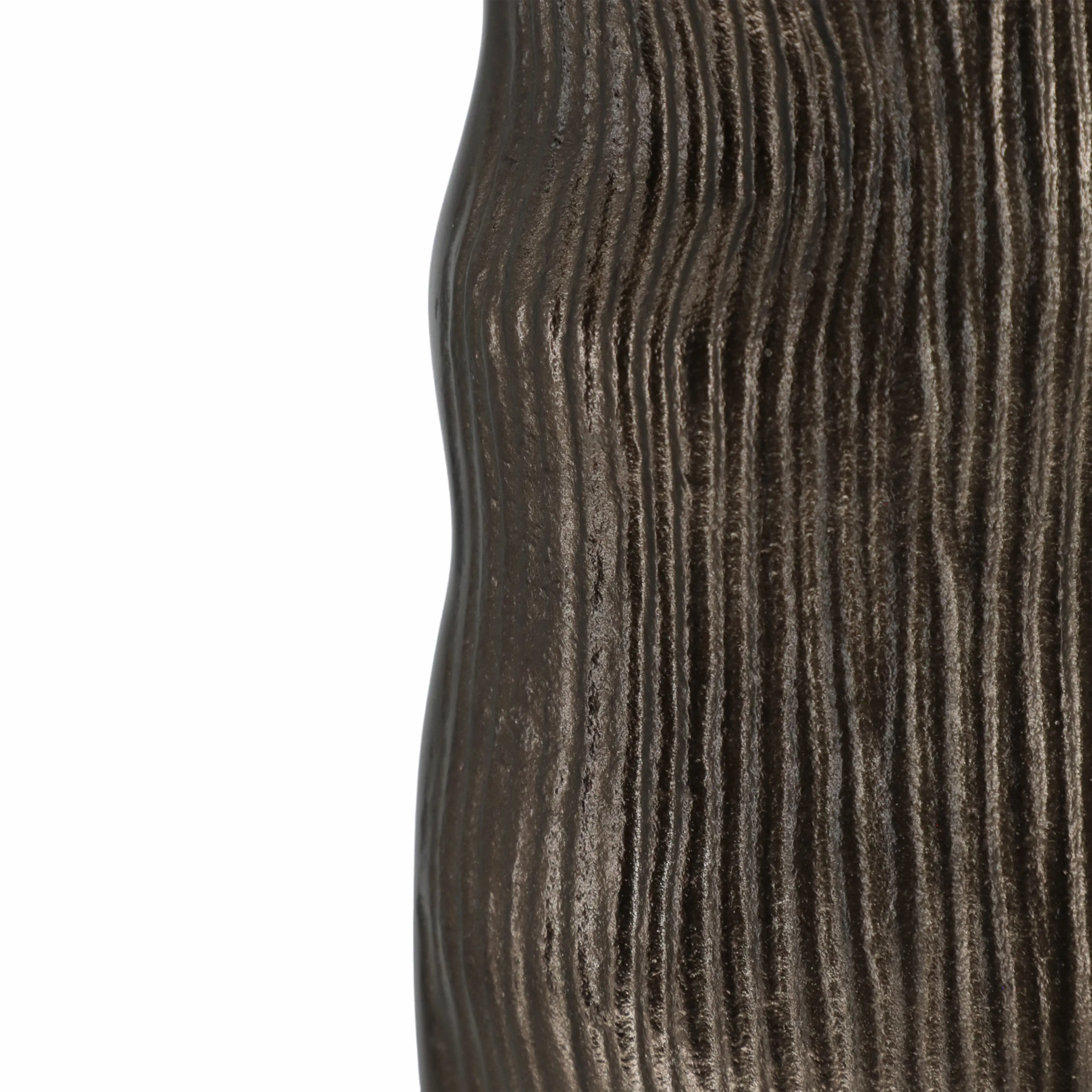 27" Sitka Large Bronz Metal Vase