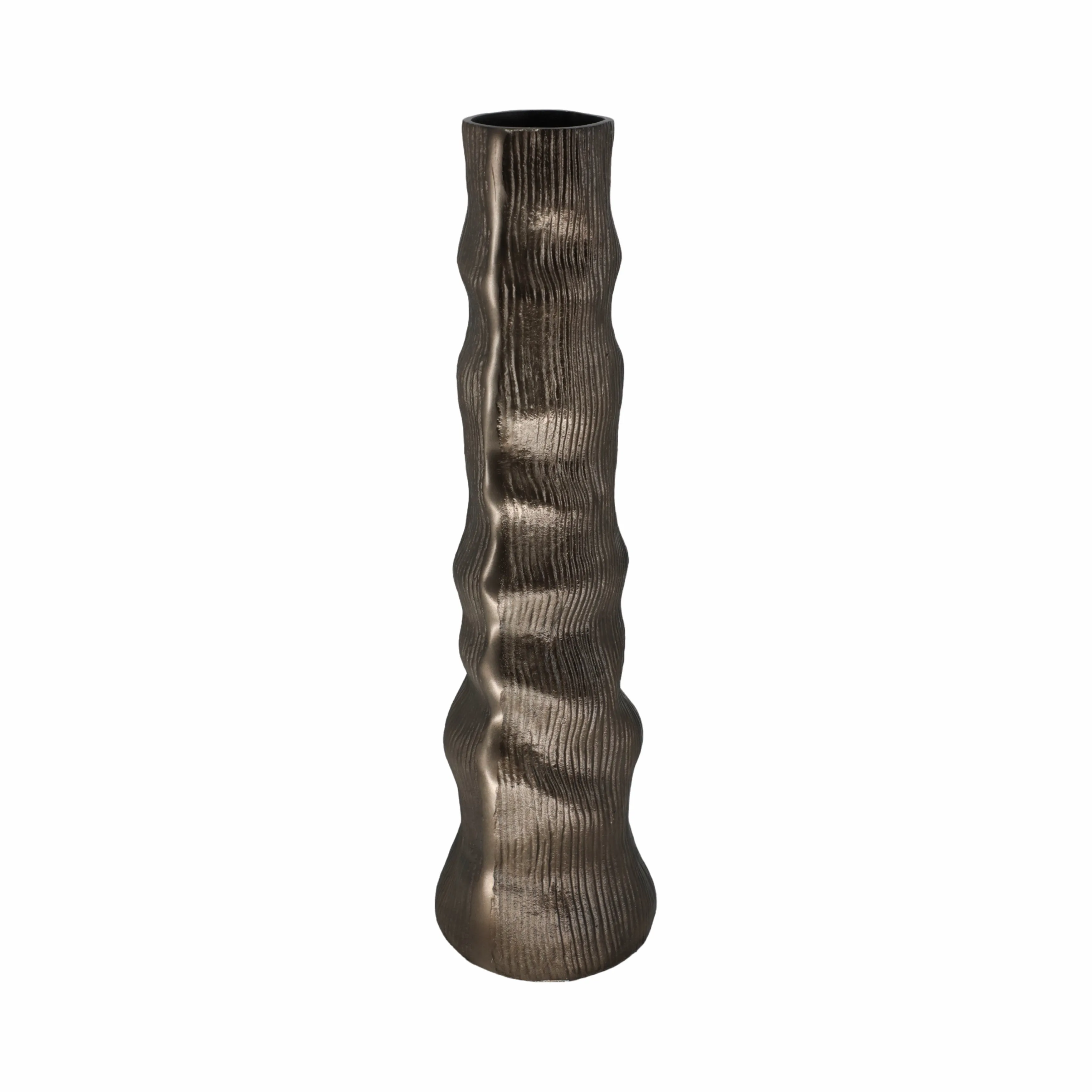27" Sitka Large Bronz Metal Vase