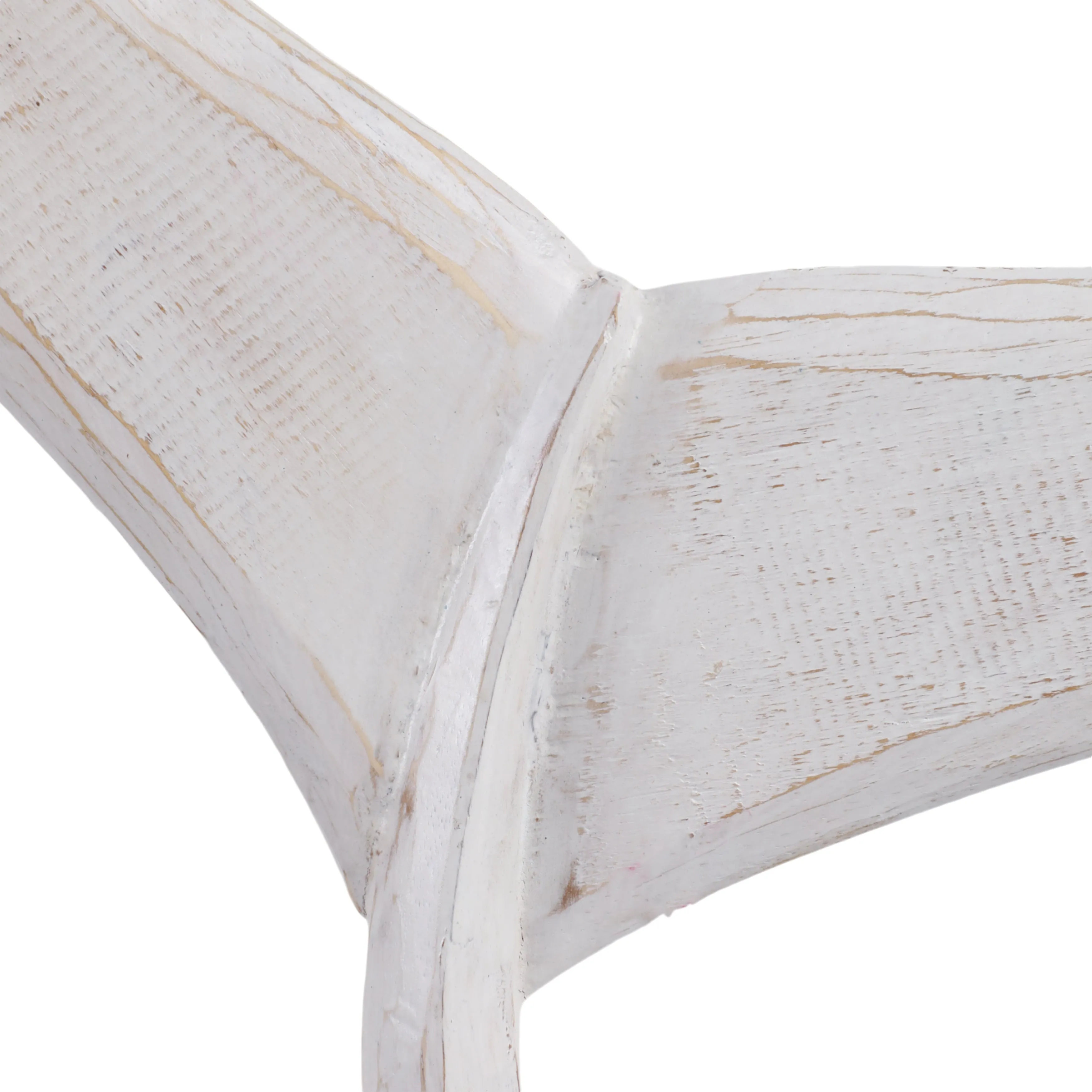 32" Wood Whale Tail Decor, Wht