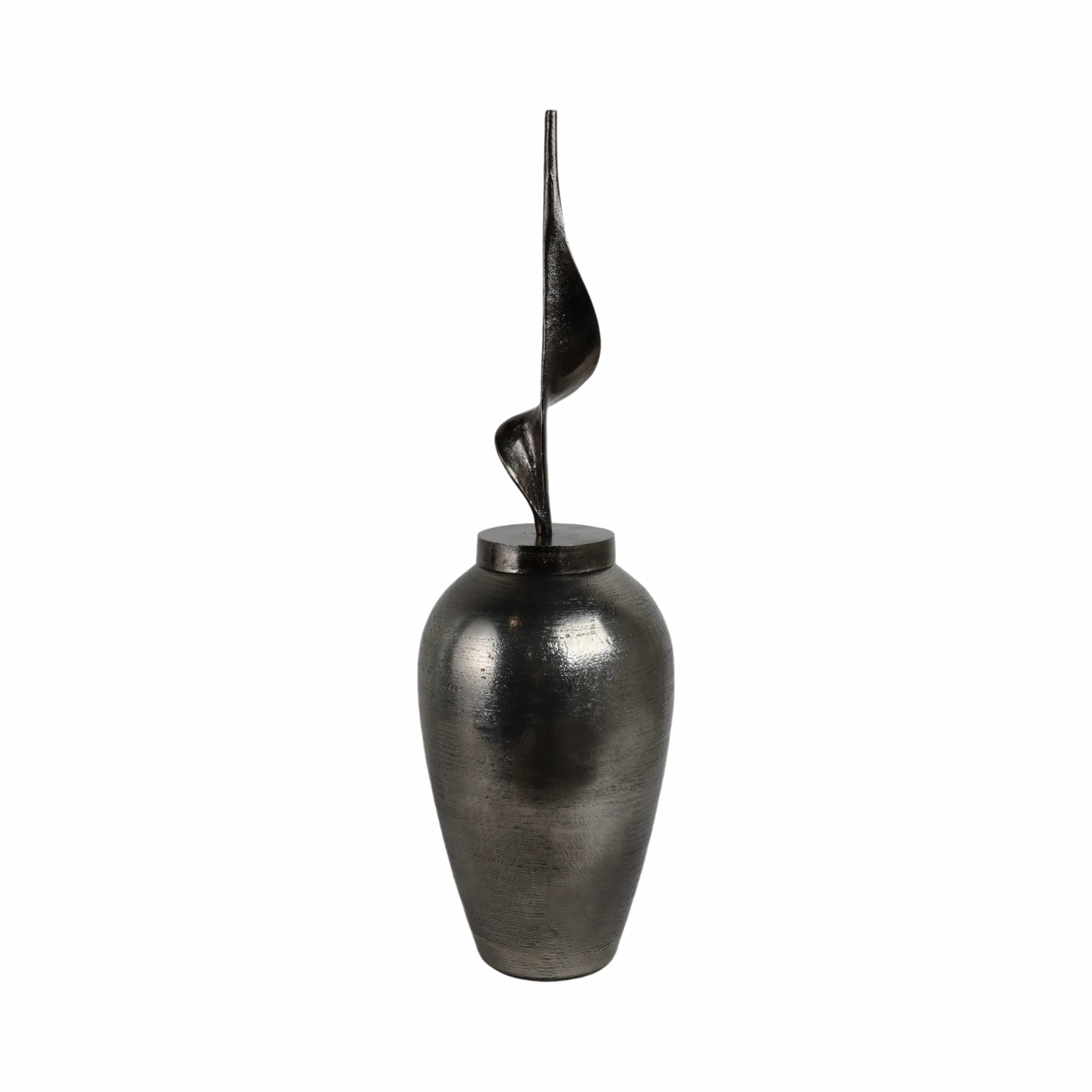 33" Escara Large Urn With Topper