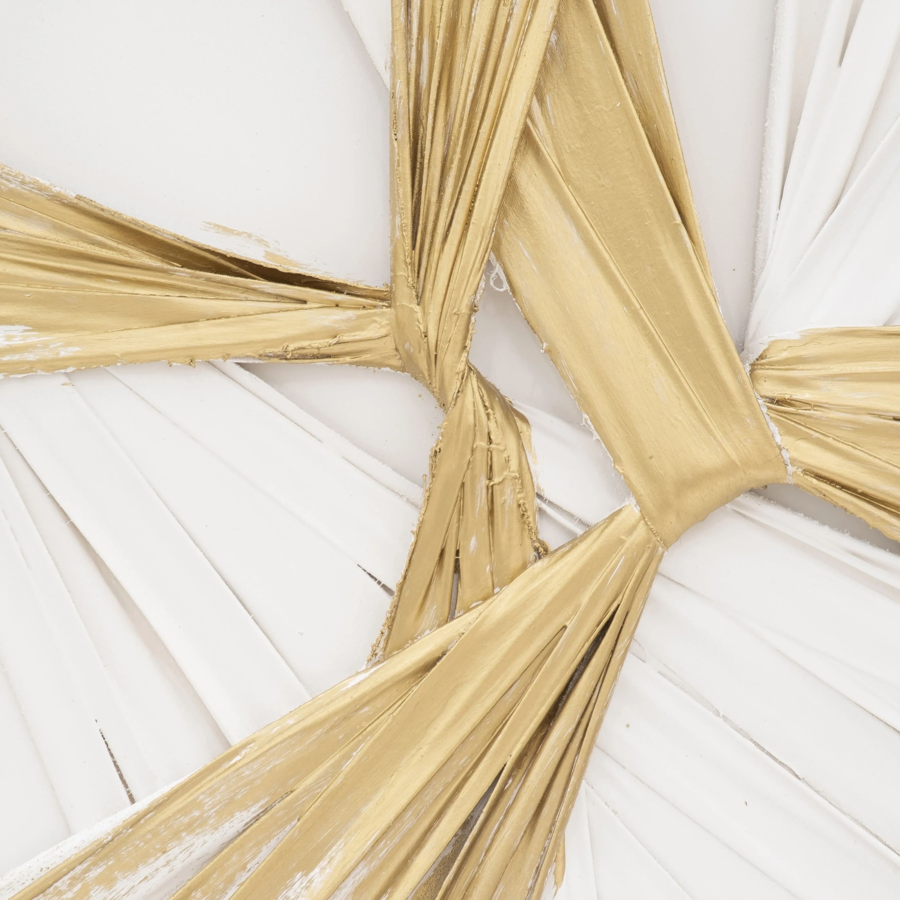 47X59, HAND PAINTED TWIST, WHT/GLD