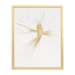 47X59, HAND PAINTED TWIST, WHT/GLD