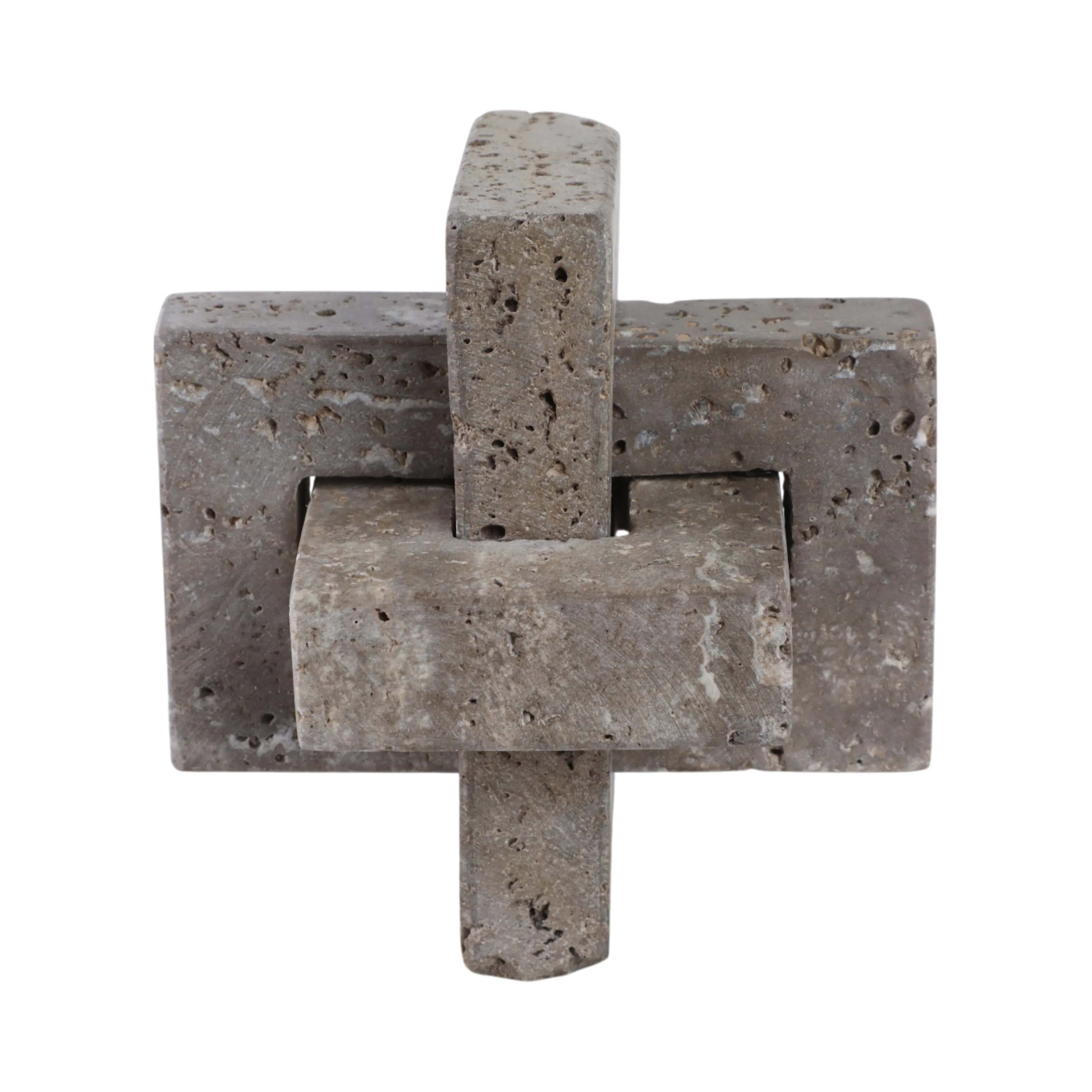 5" Pierce Small Travertine Knot
