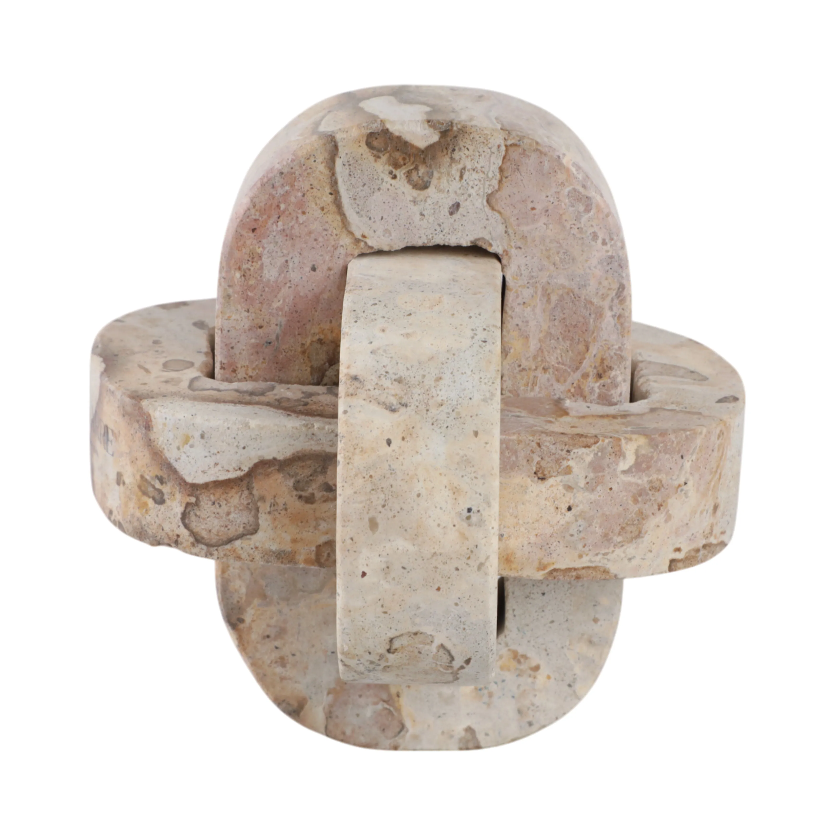 5" Pompano Small Beige Marble Knot