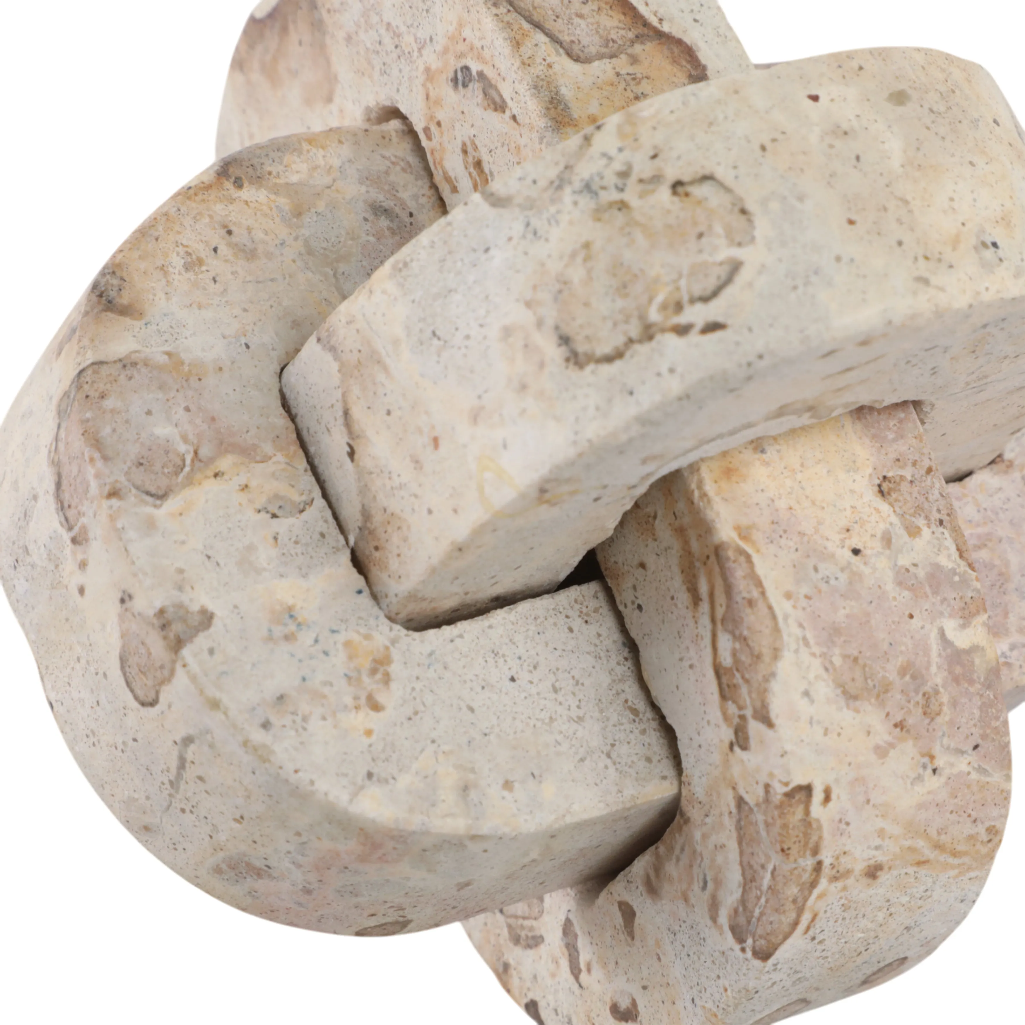 5" Pompano Small Beige Marble Knot