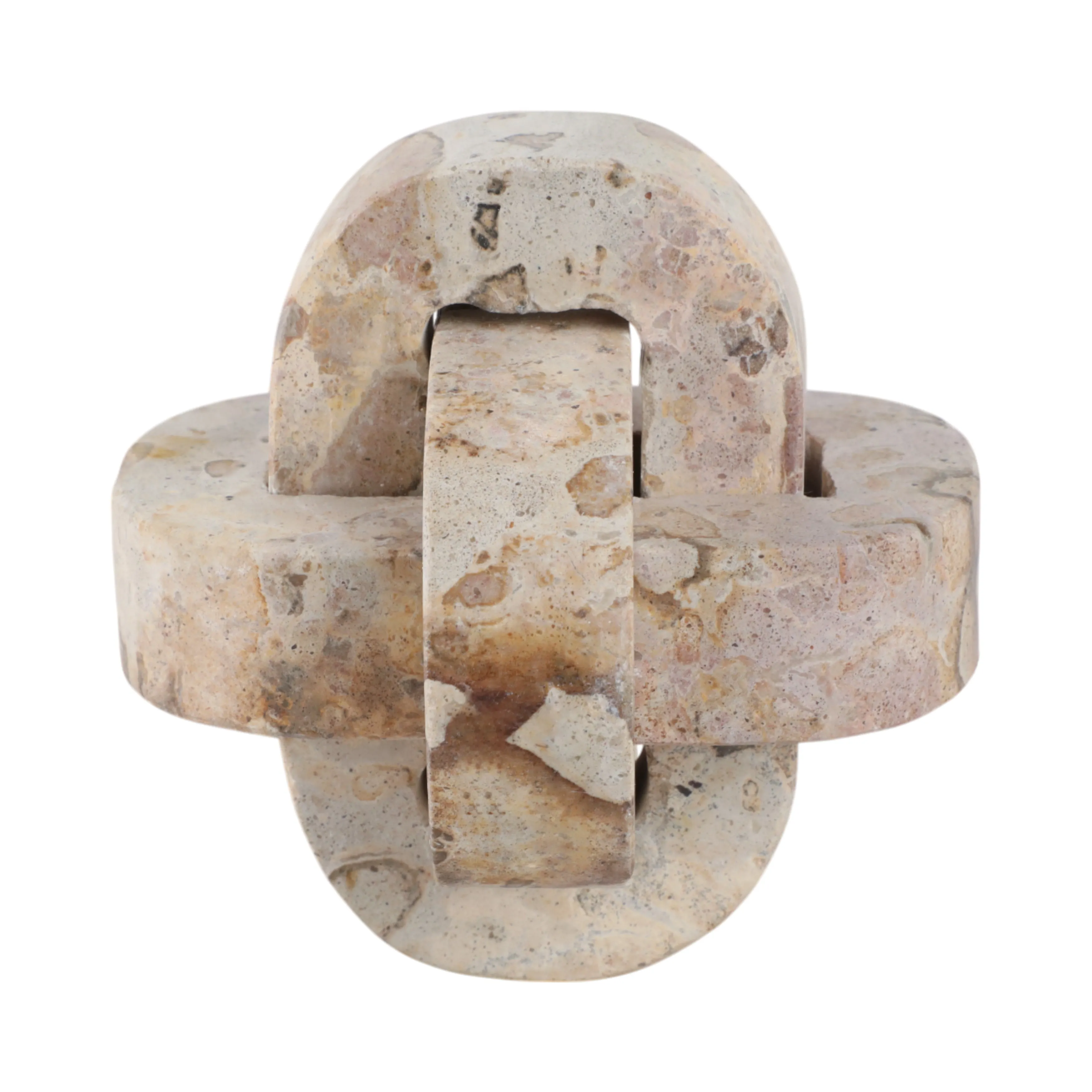 5" Pompano Small Beige Marble Knot