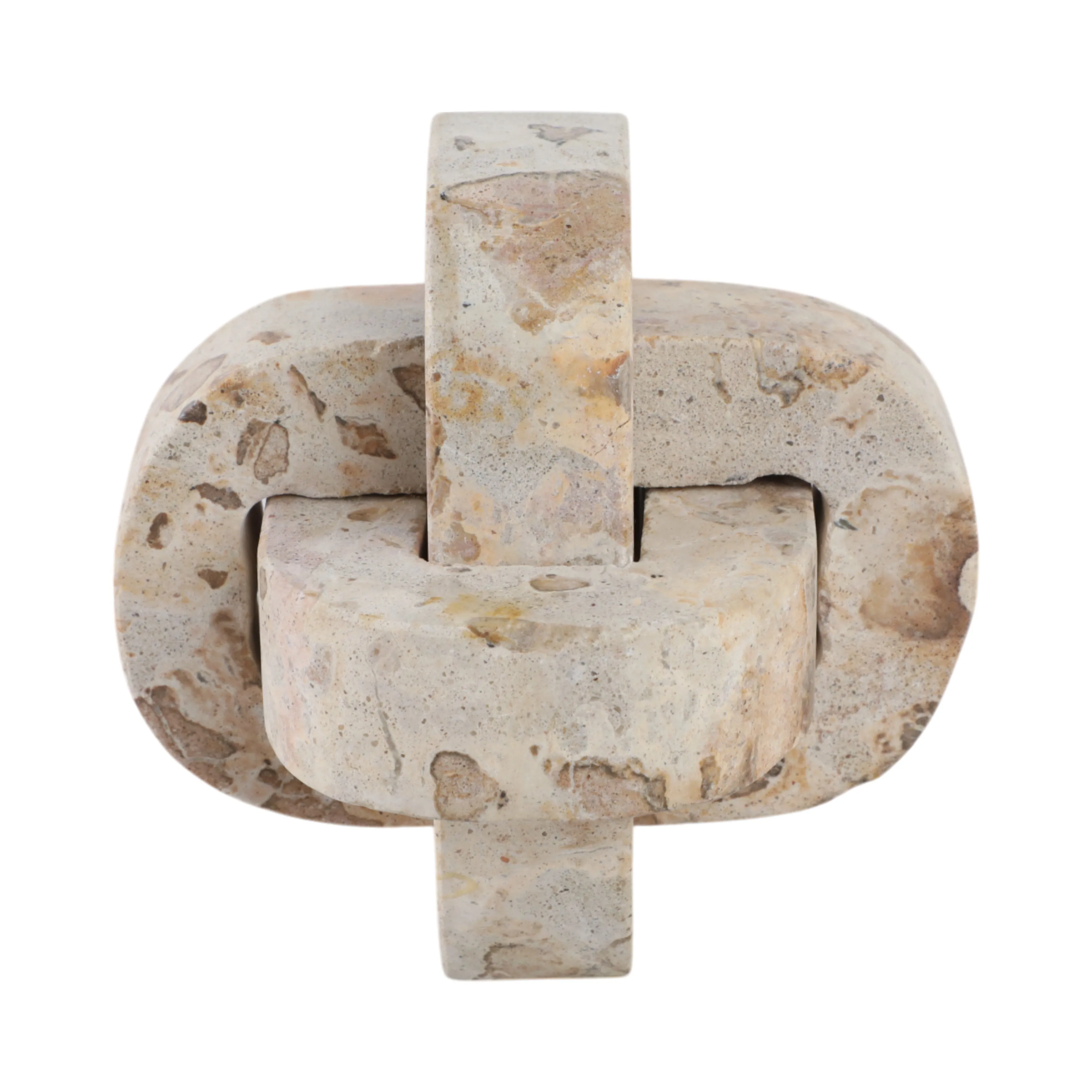 5" Pompano Small Beige Marble Knot