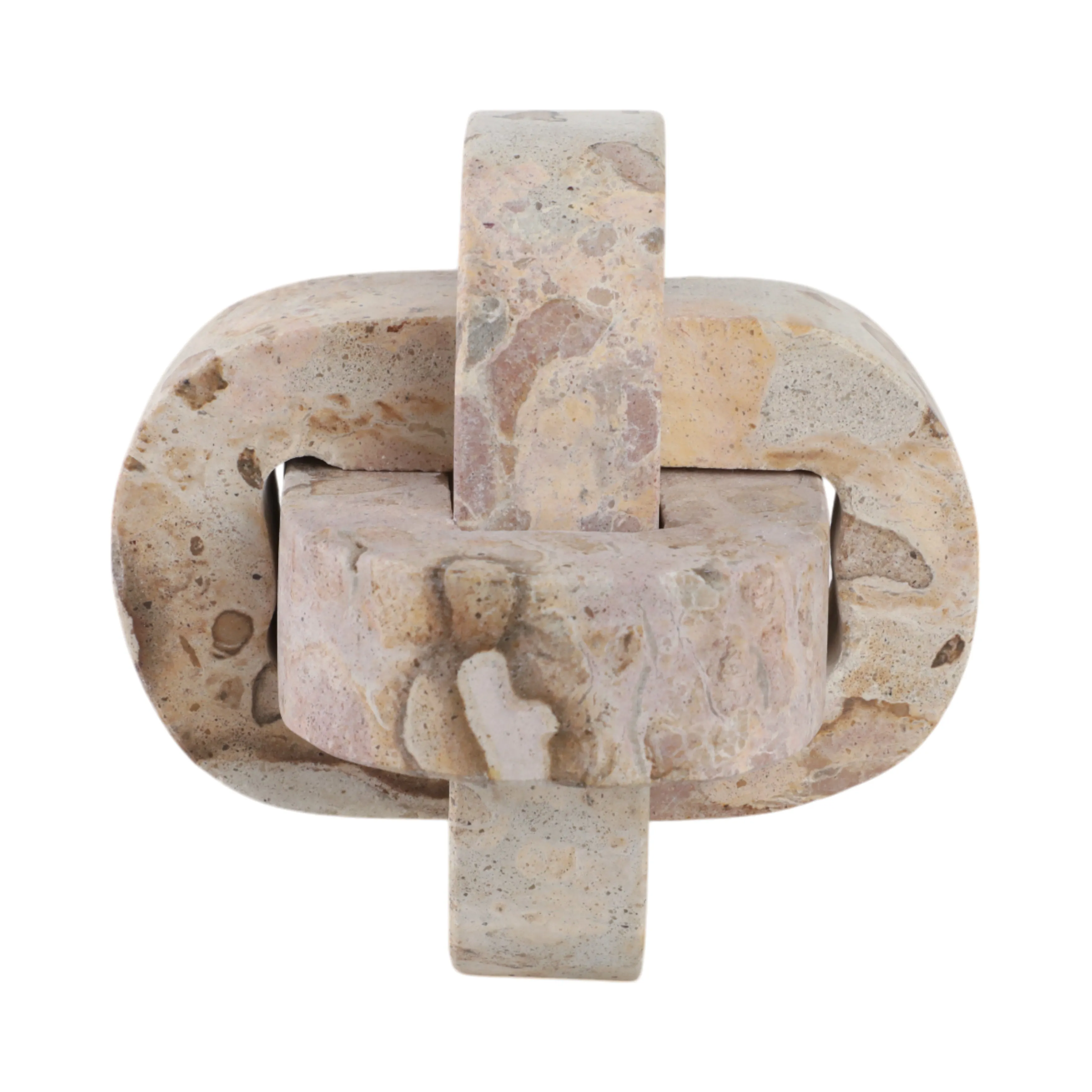 5" Pompano Small Beige Marble Knot