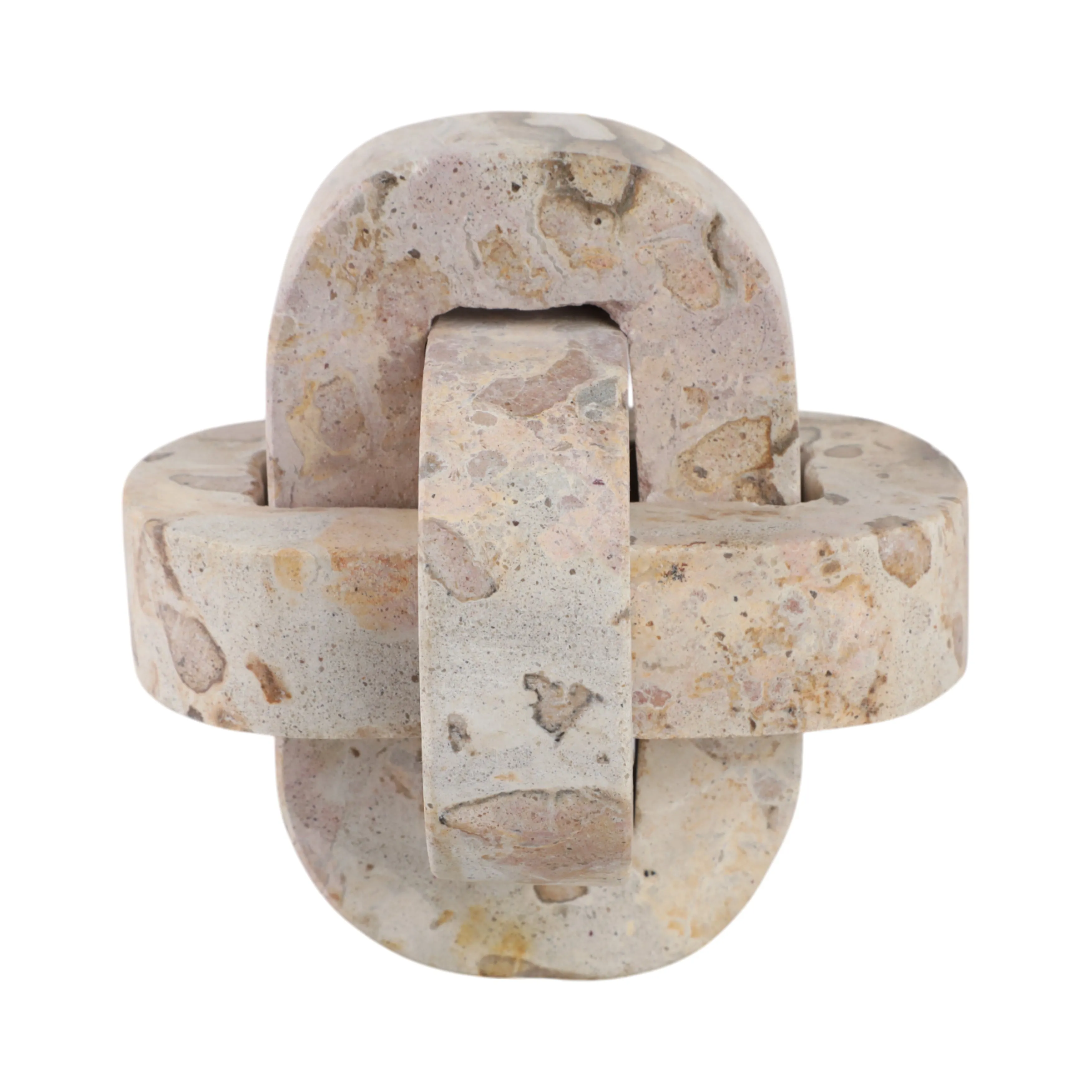 5" Pompano Small Beige Marble Knot
