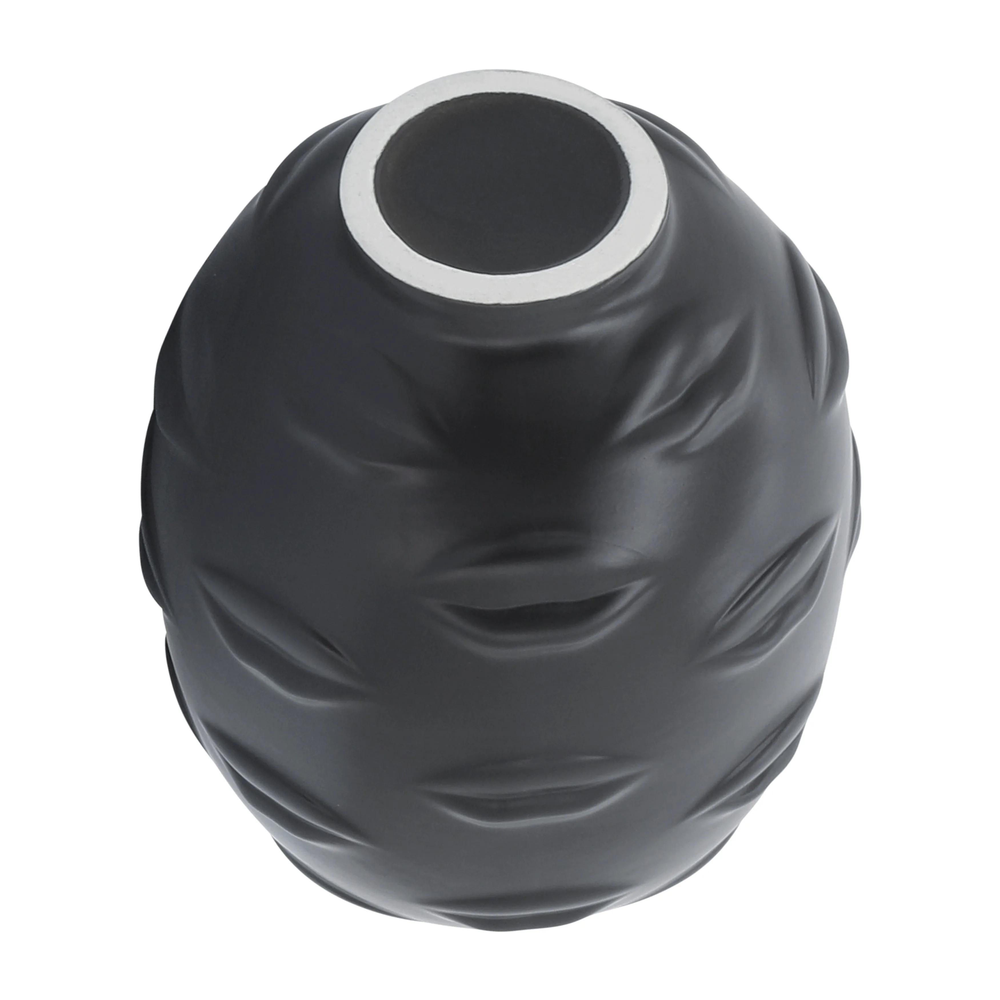 6" LIPS VASE, BLACK
