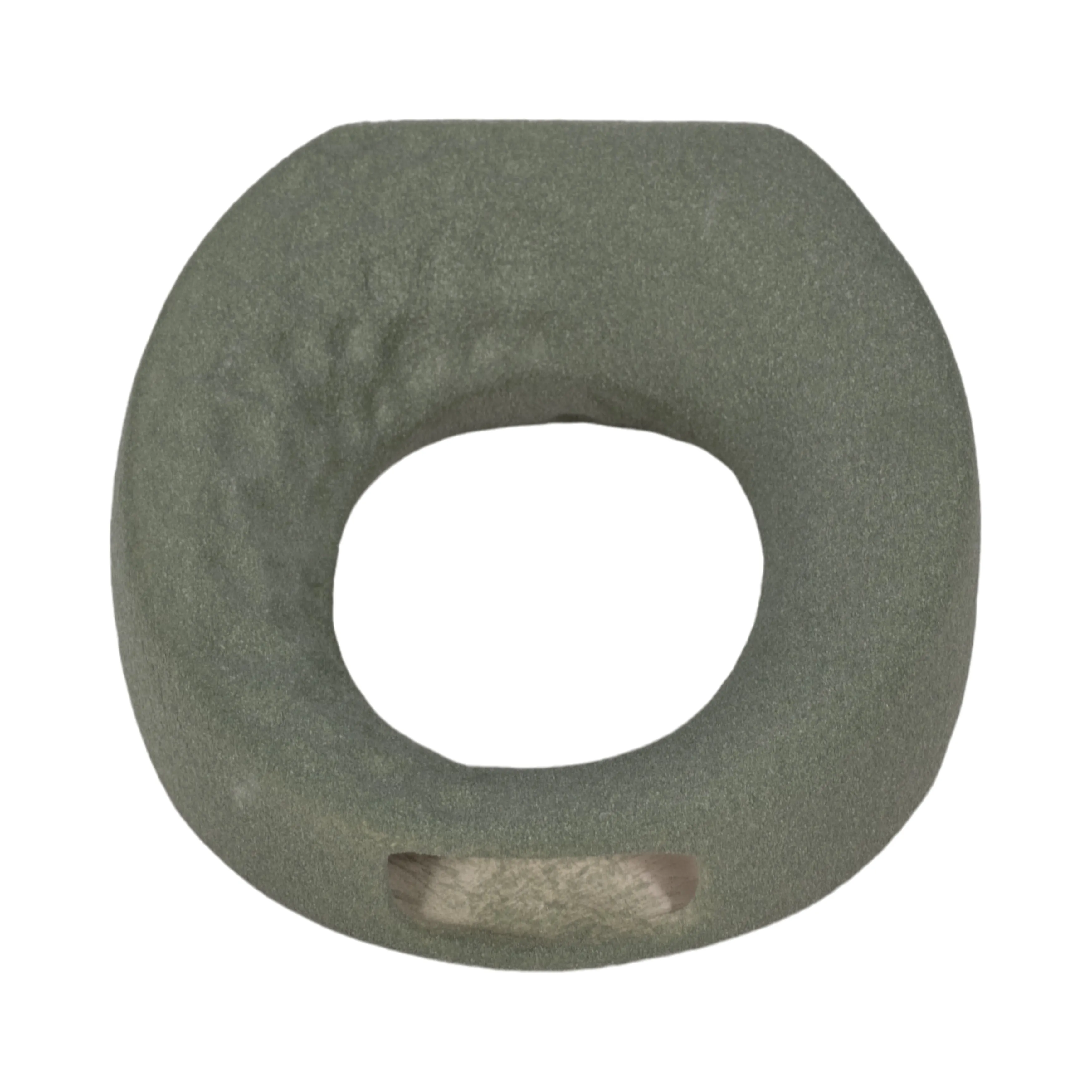 7" Textured Open Cut-out With Vase Opening, Sage G