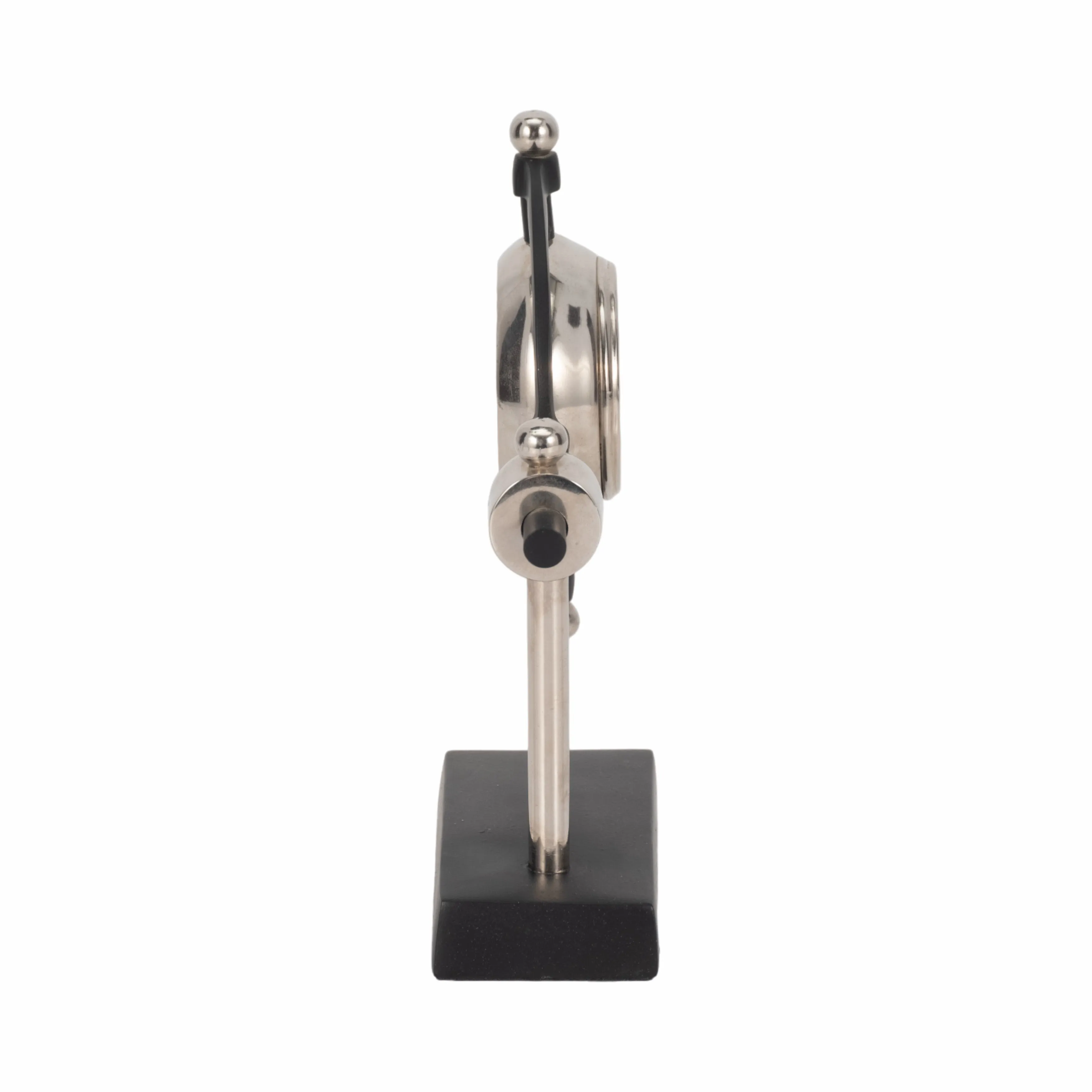 7" Tia Silver Desk Clock