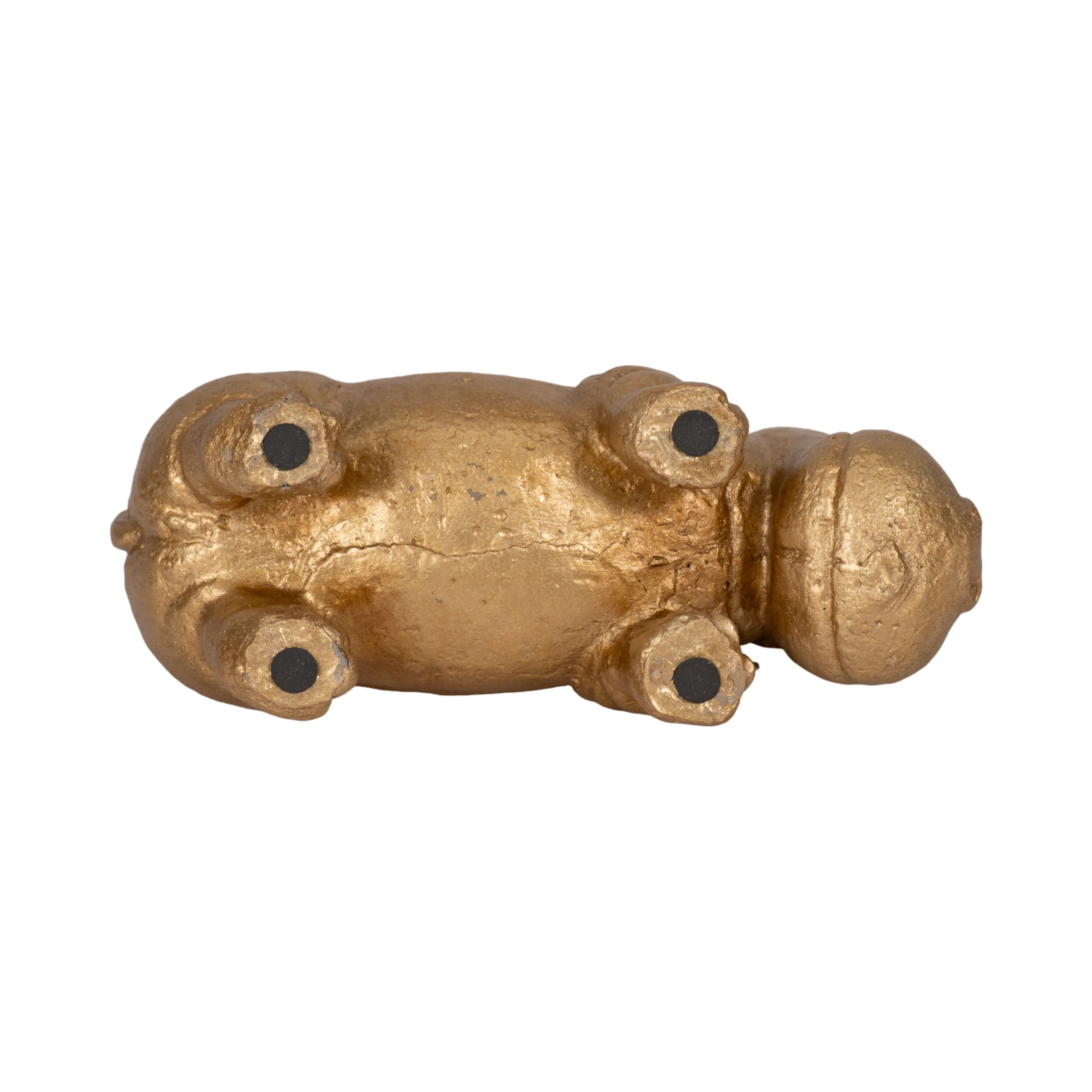 8" Hungry Hippo, Gold