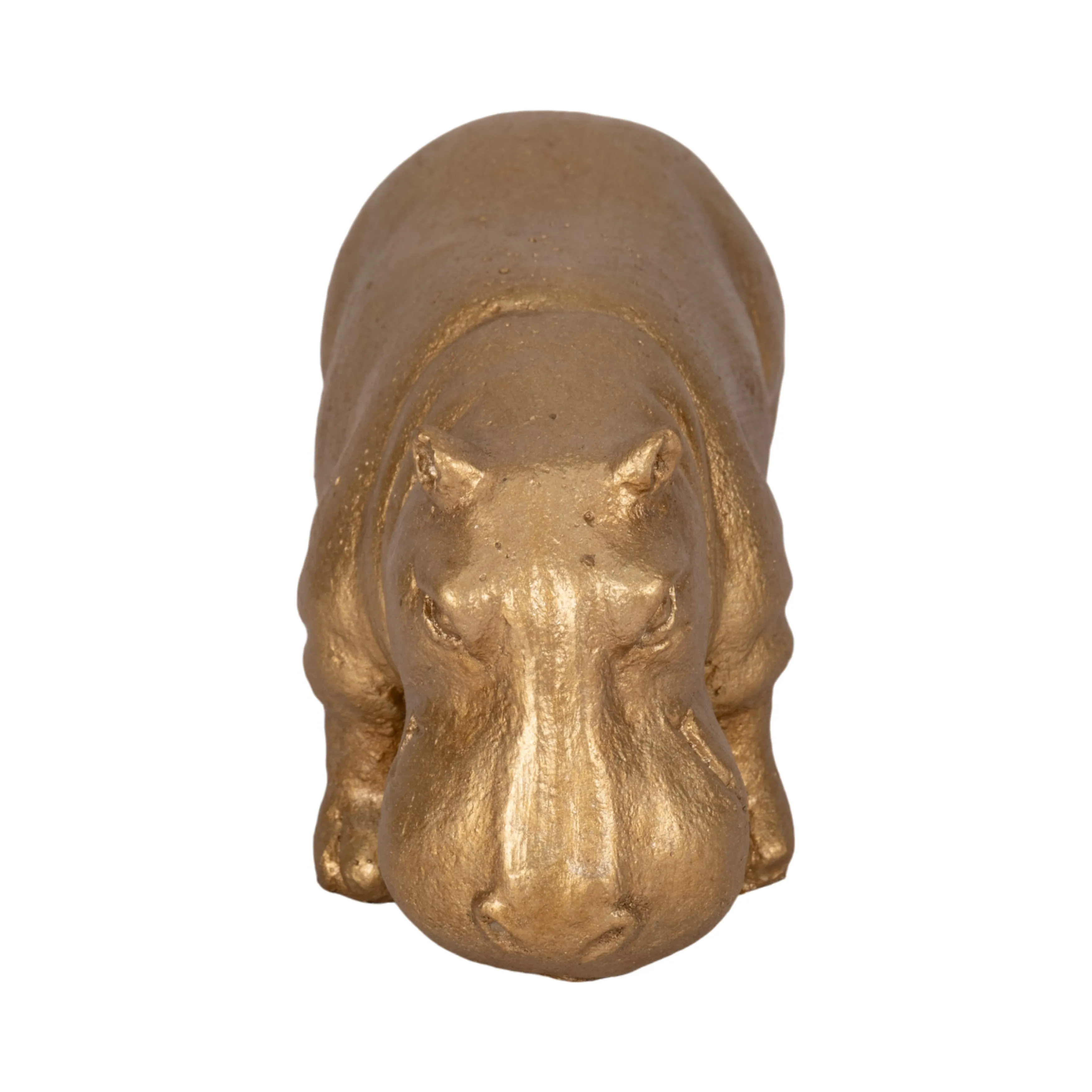 8" Hungry Hippo, Gold