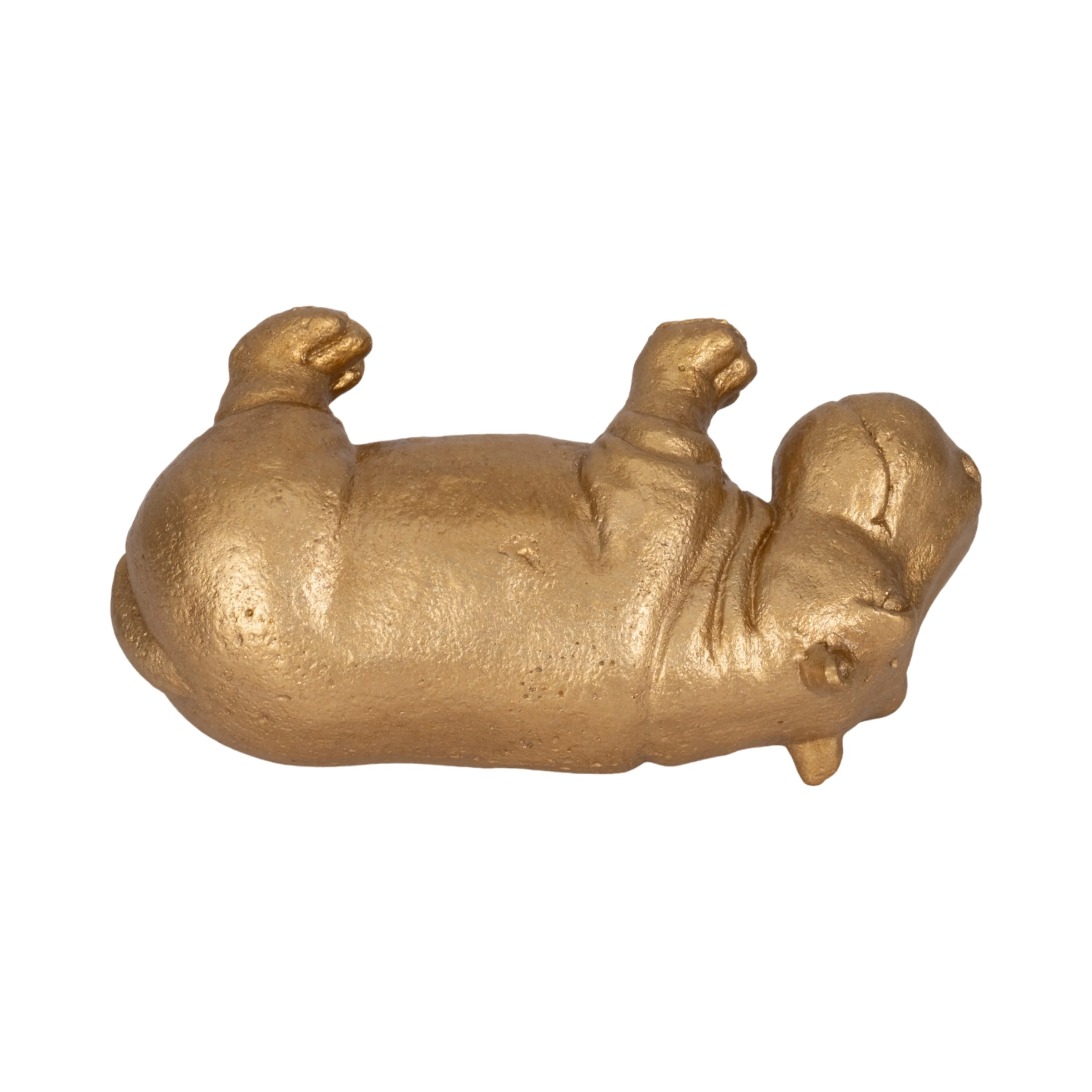 8" Hungry Hippo, Gold