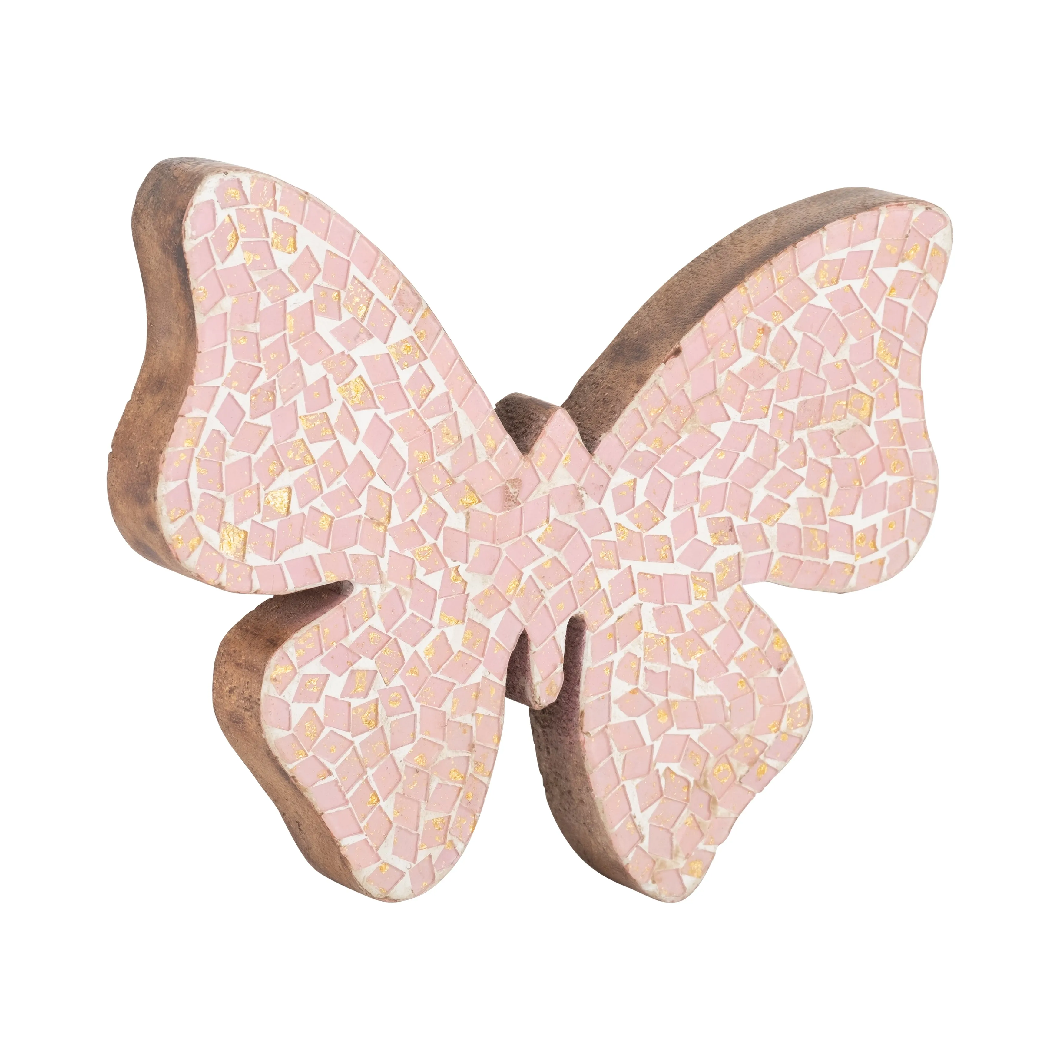 8" MOSAIC BUTTERFLY, BLUSH
