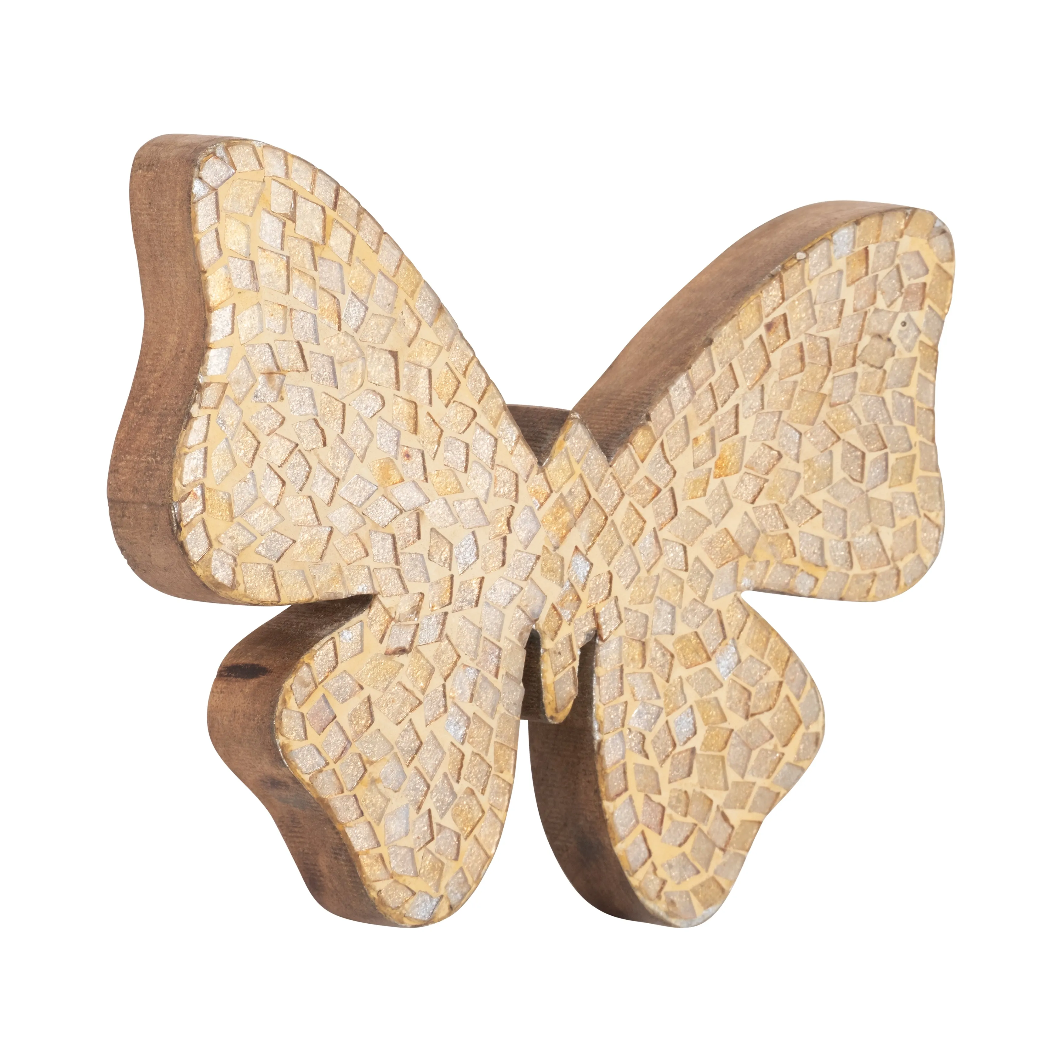 8" MOSAIC BUTTERFLY, CHAMP