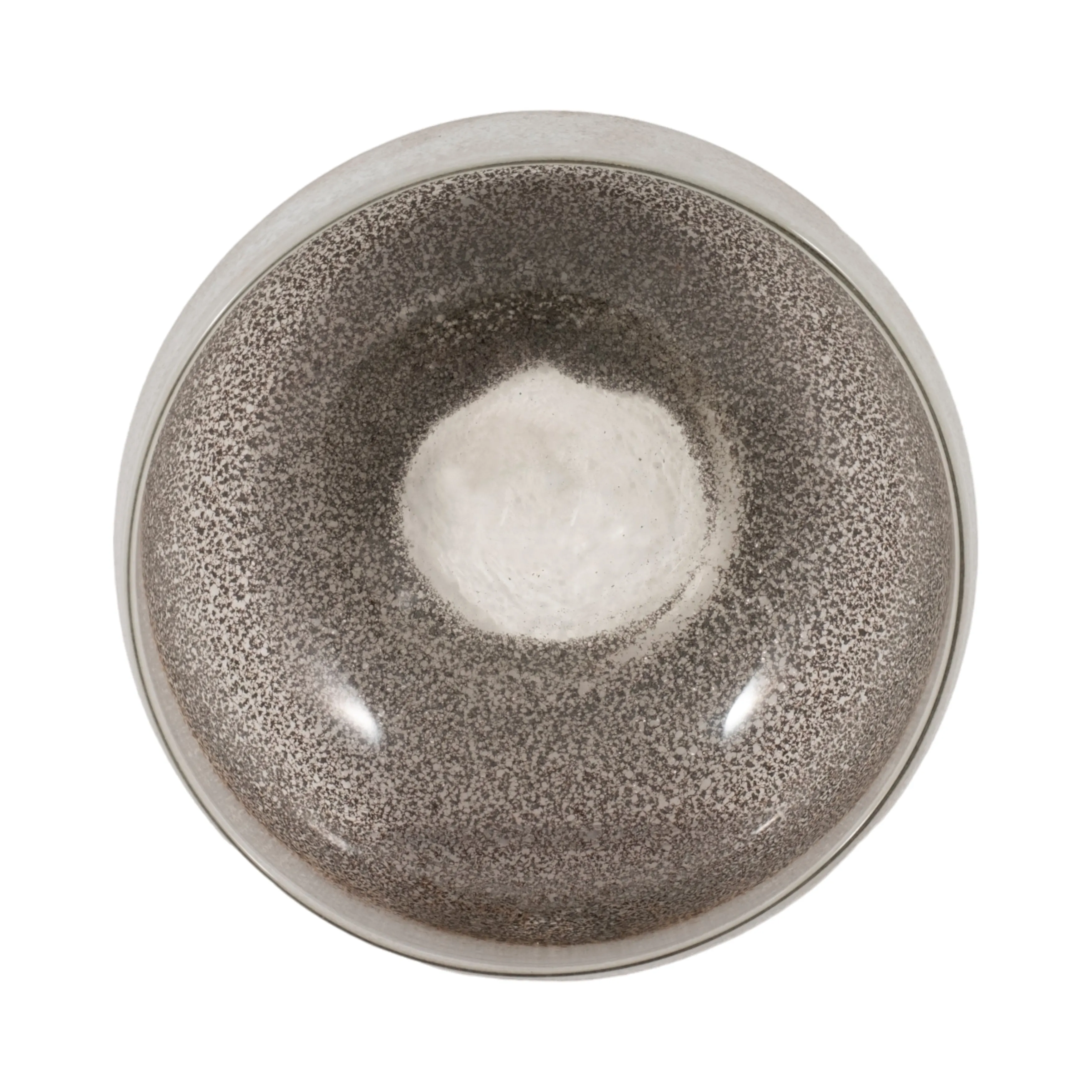 8" Ombre Bowl, White/grey