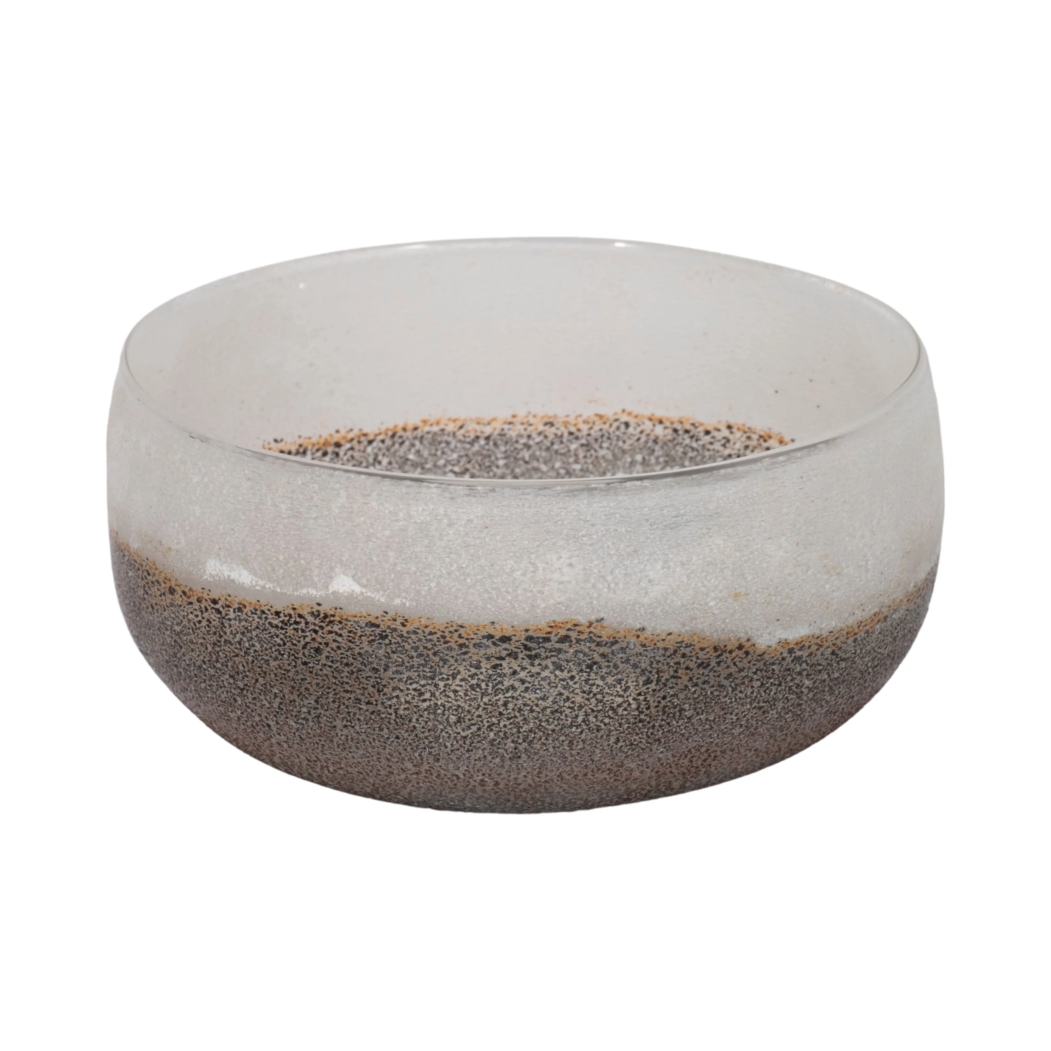 8" Ombre Bowl, White/grey