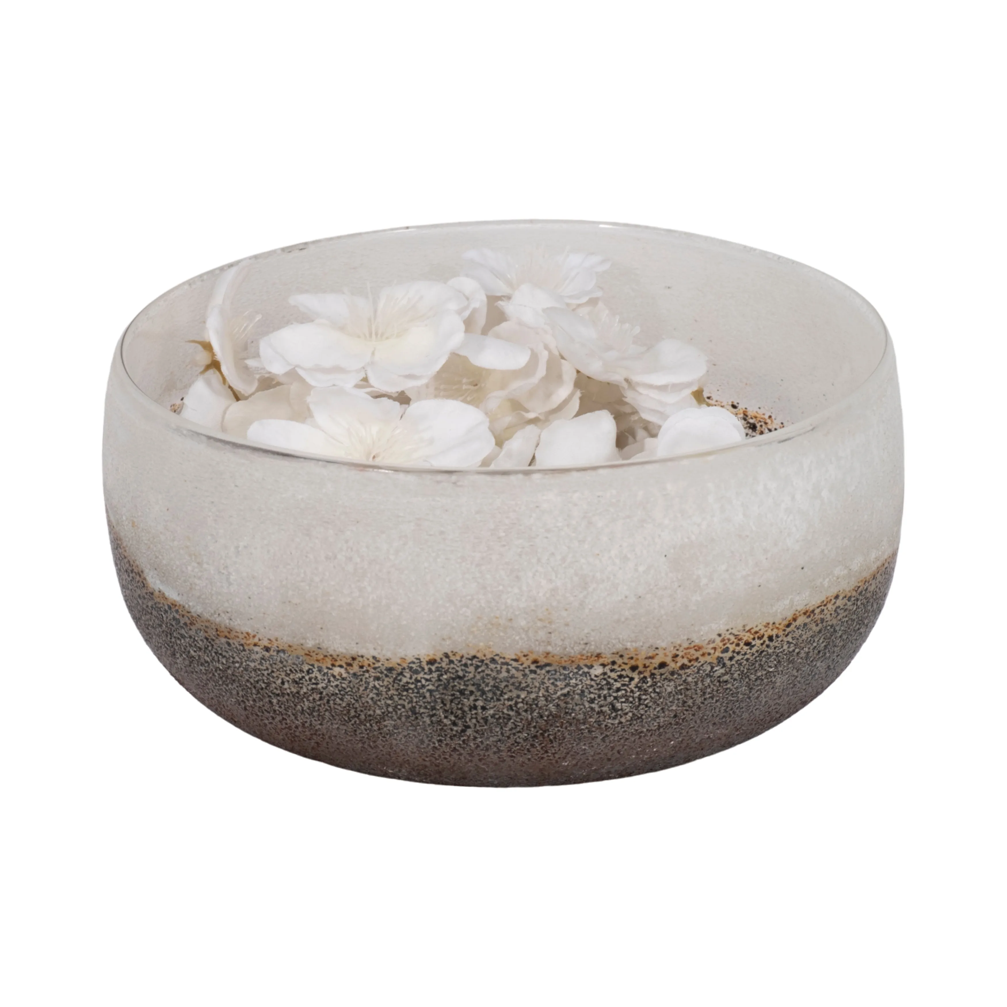 8" Ombre Bowl, White/grey