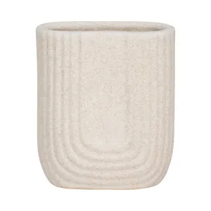 8" Speckled Sand Upside Down Arch, Ivory