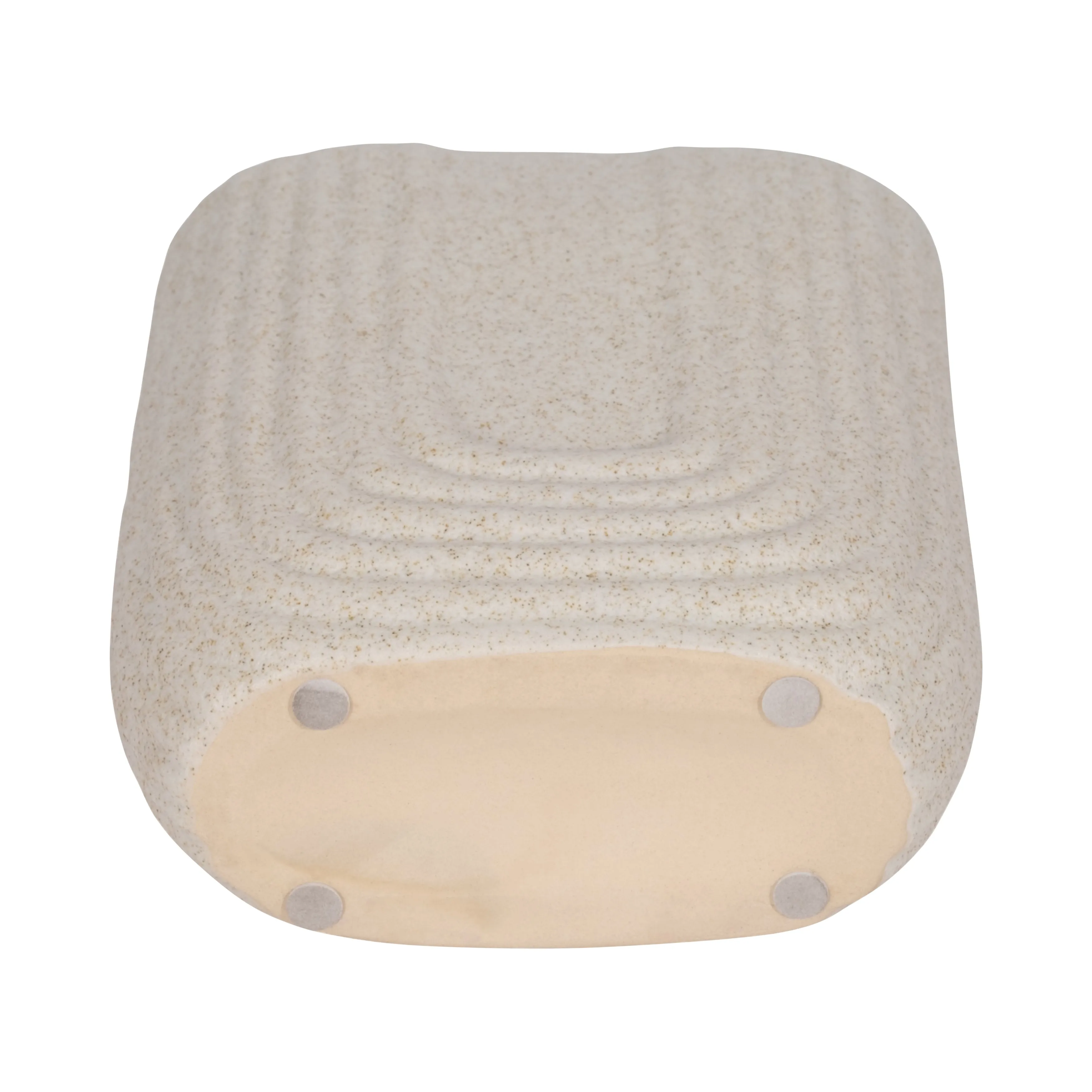 8" Speckled Sand Upside Down Arch, Ivory