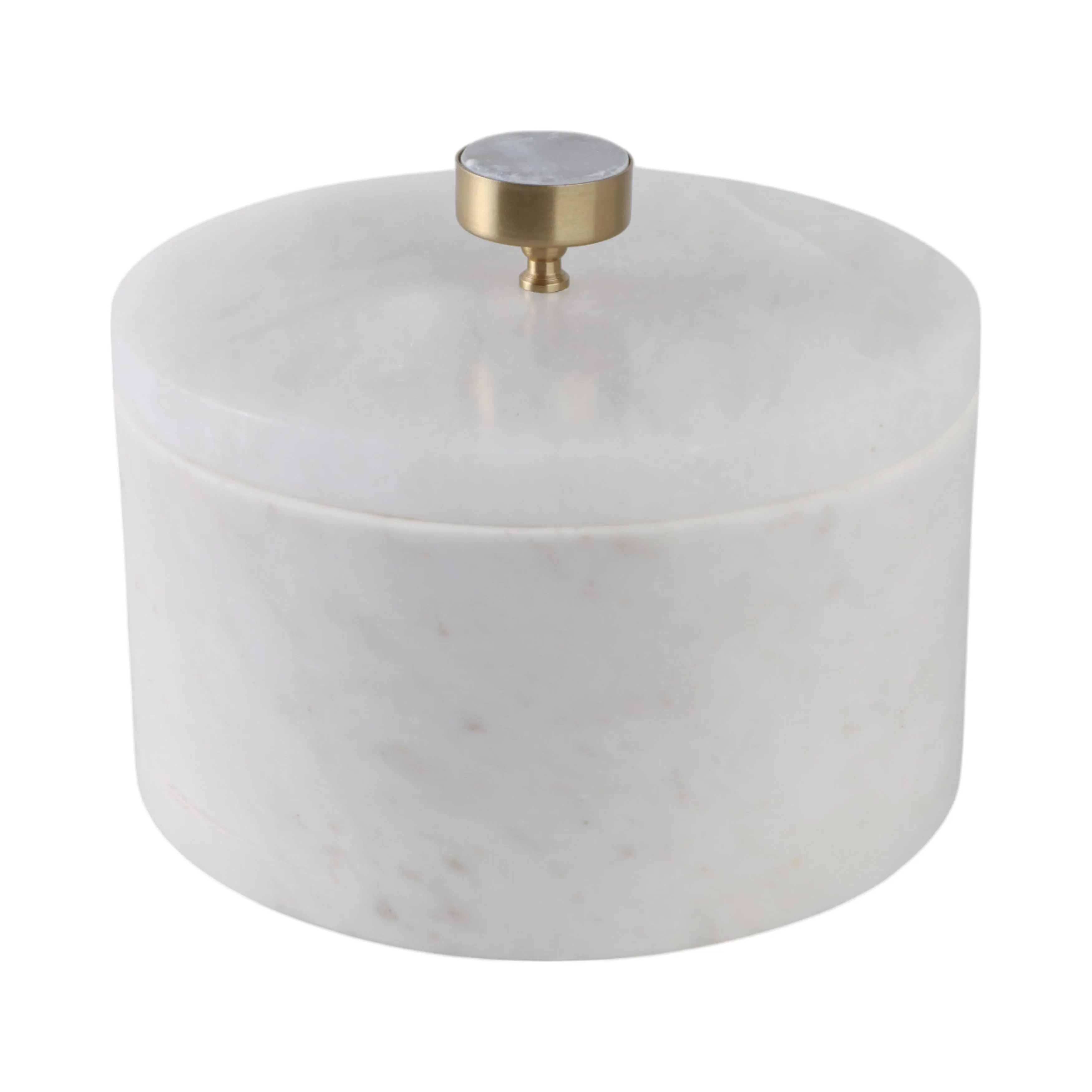 8" Vero Large Alabaster And Marble Box