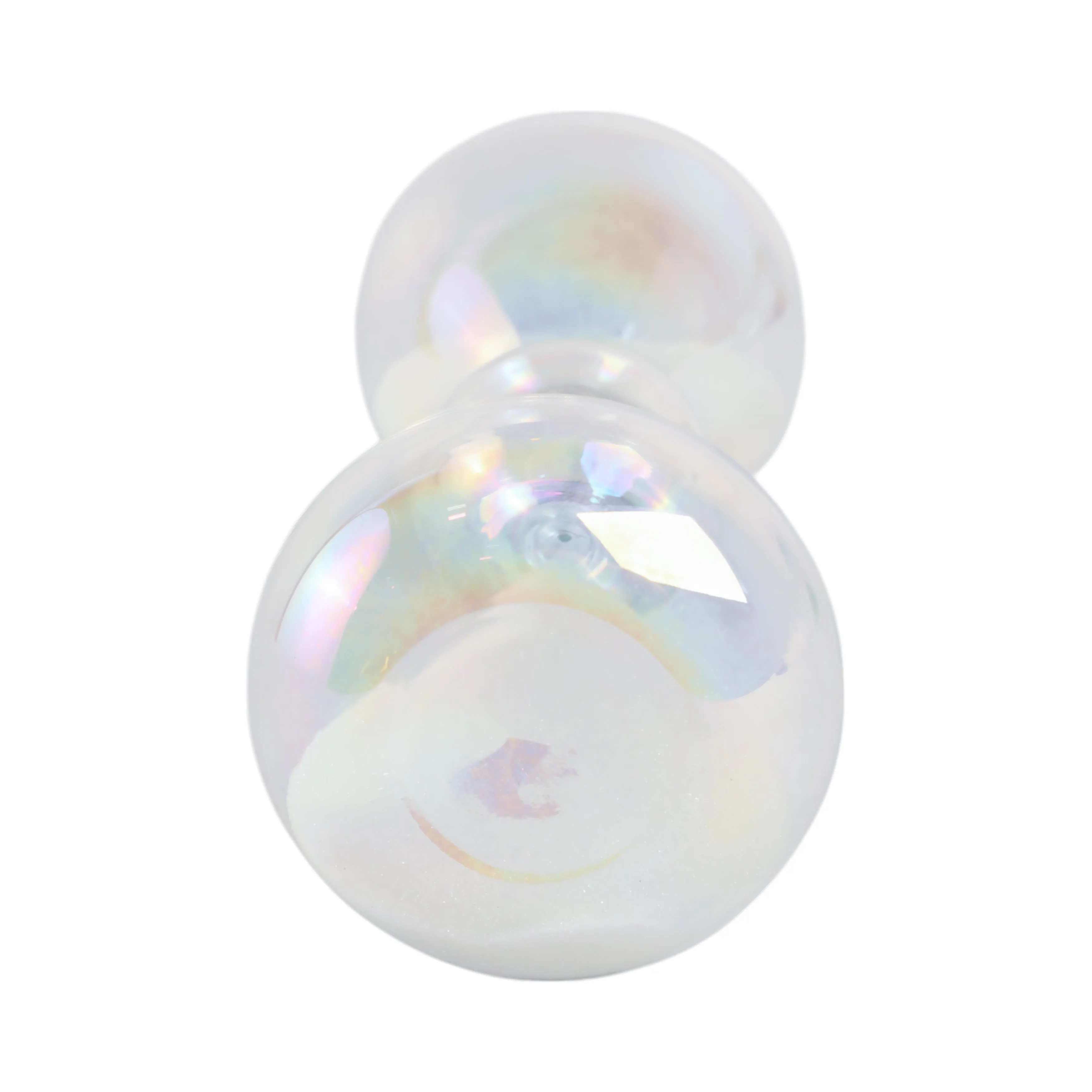 8x3" Glass 10min Bubble Sandtimer, Iridescent