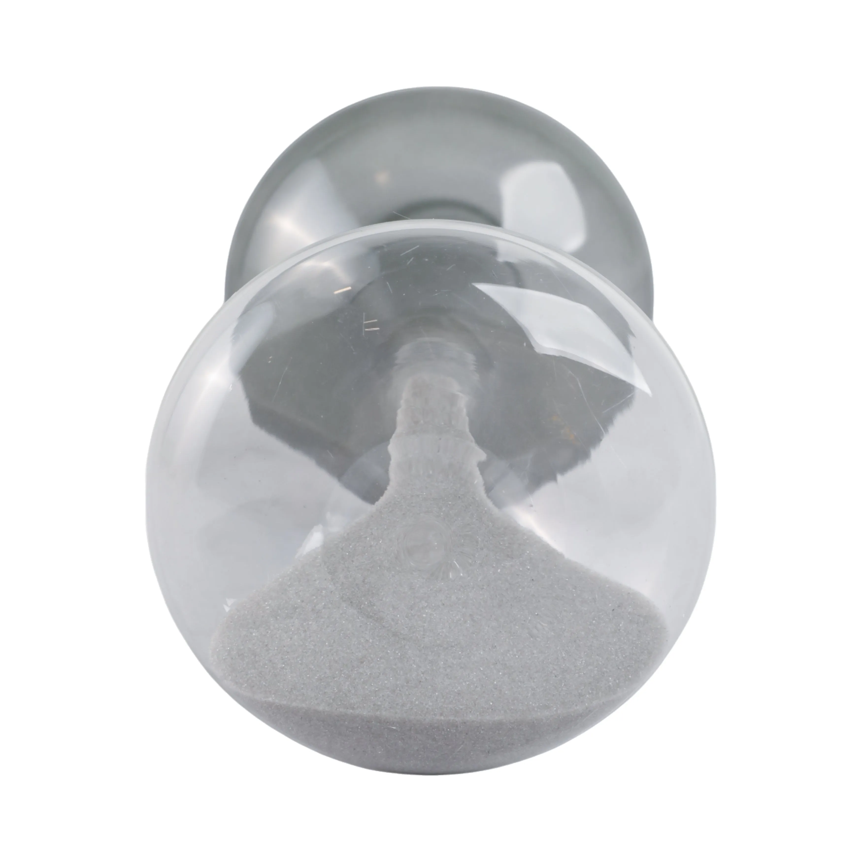 8x4" Glass 30min Modern Sandtimer, Smoke