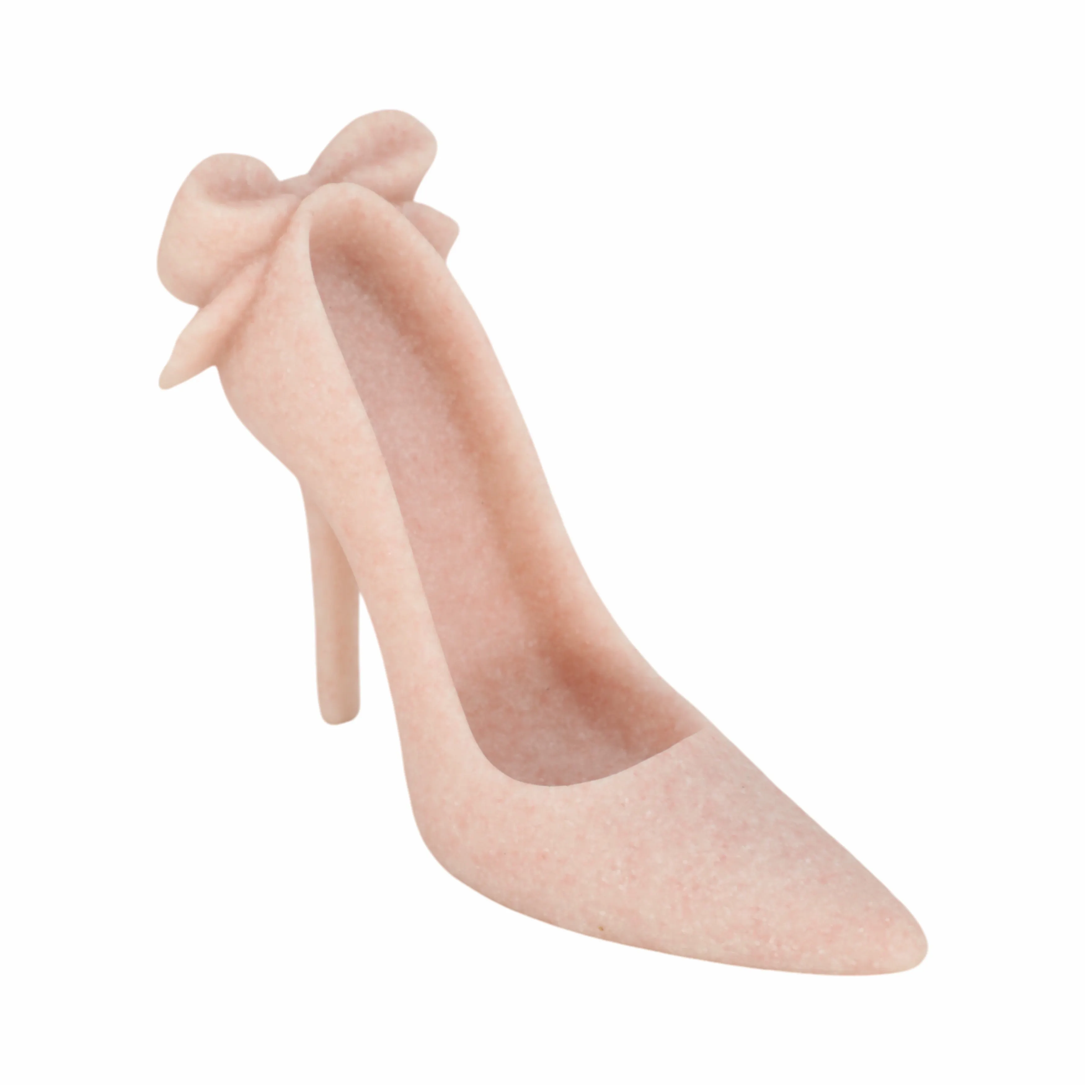 9" Laxmi Pink Quartz Resin High Heel Statuary
