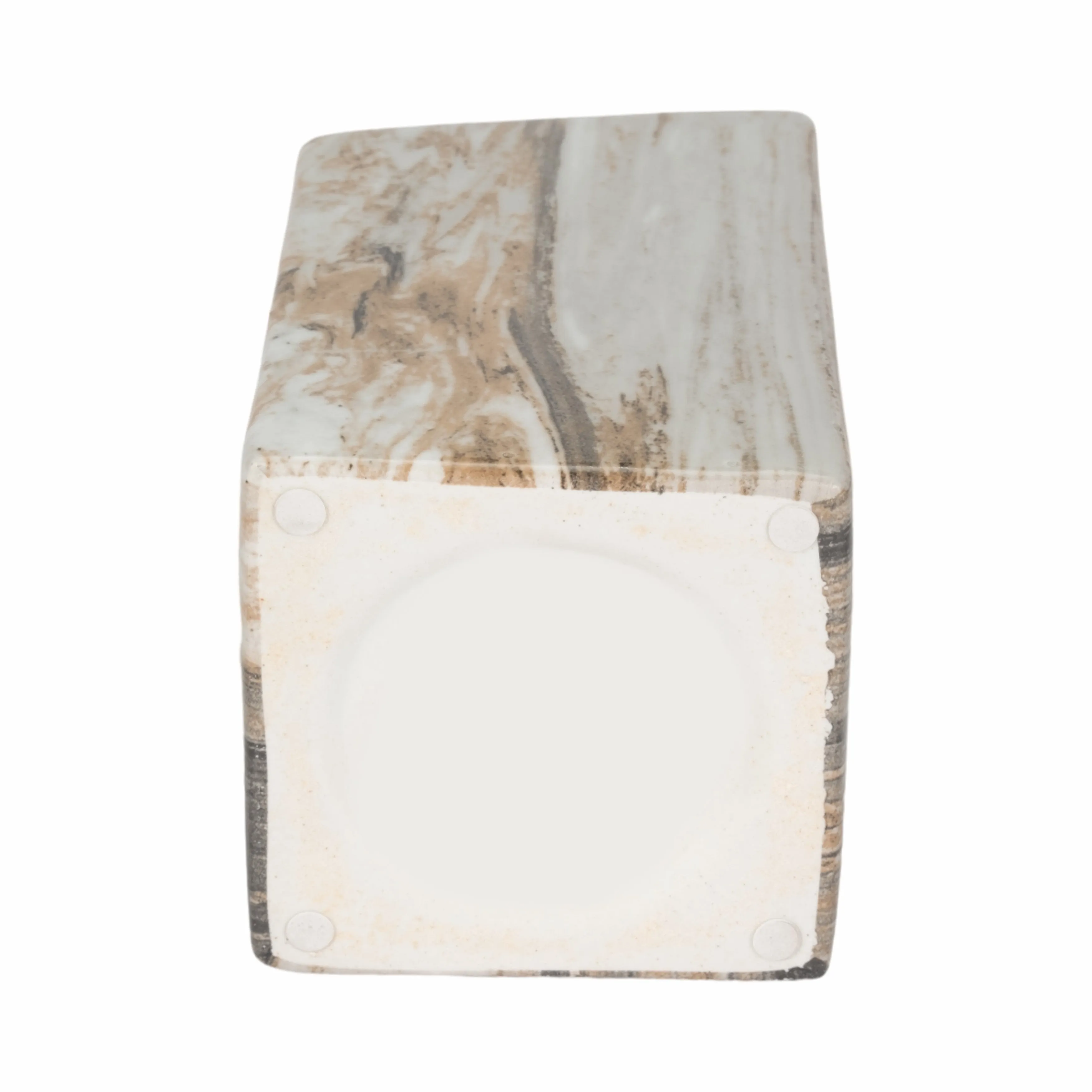 9" SALMAIS LARGE VASE, GRAY MARBLE