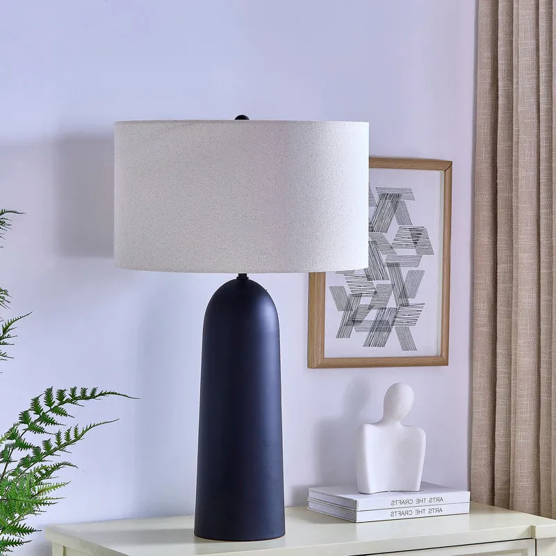 Atlas Matt Black Table Lamp