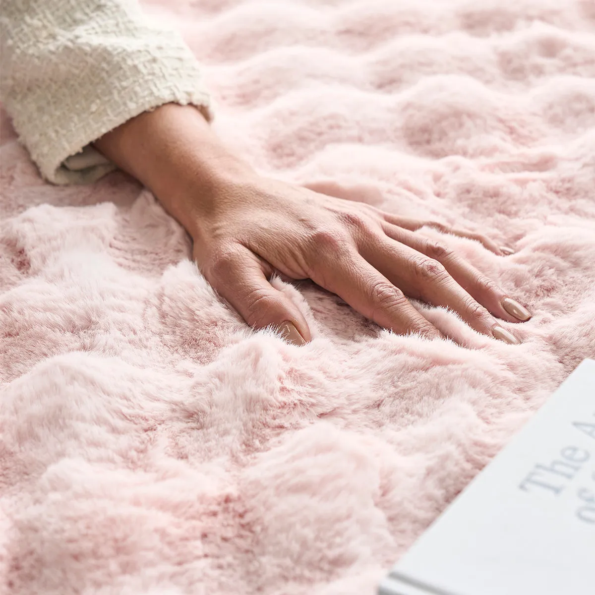 Bubble Washable Round Rug