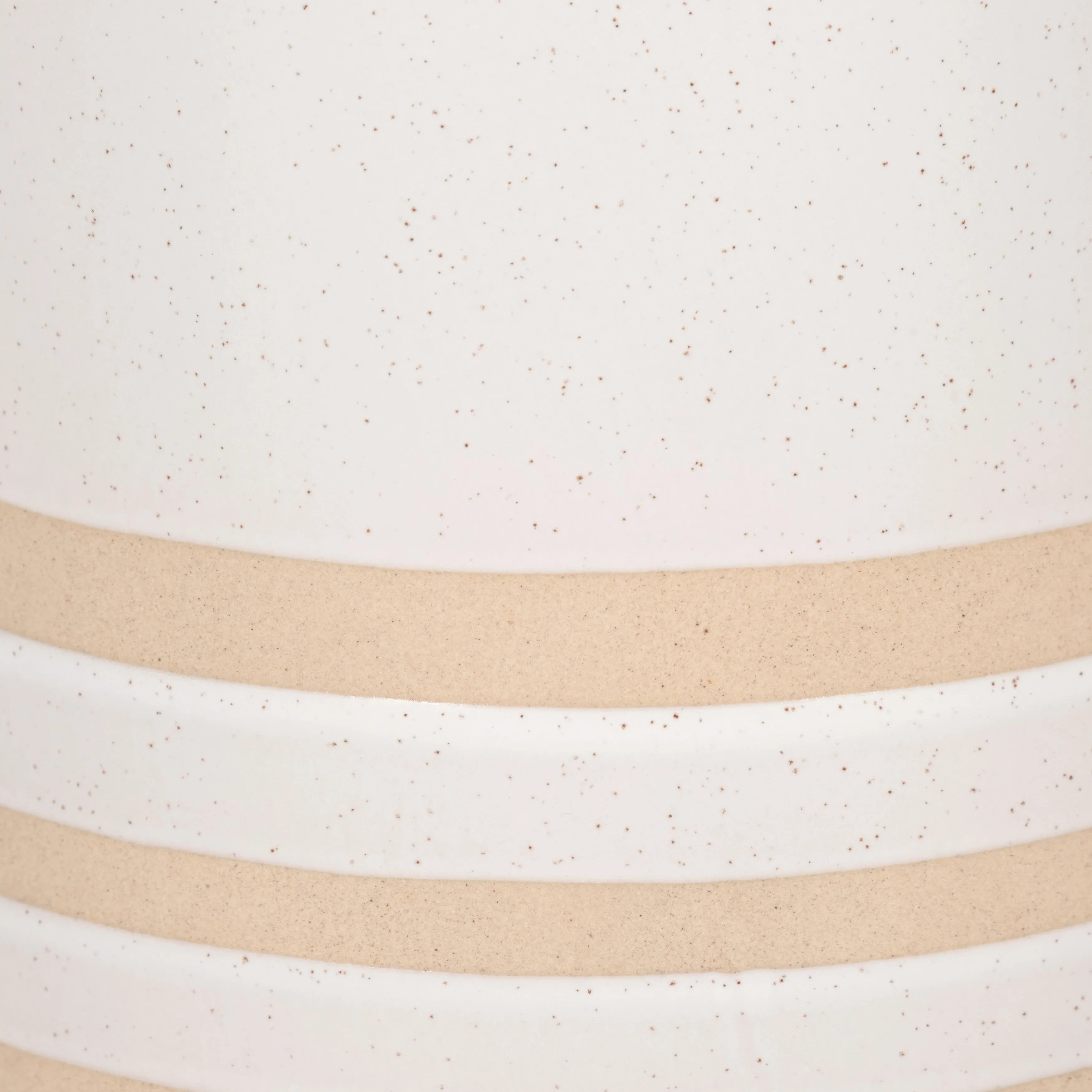 CER, 10" PITCHER WITH LINES, IVORY