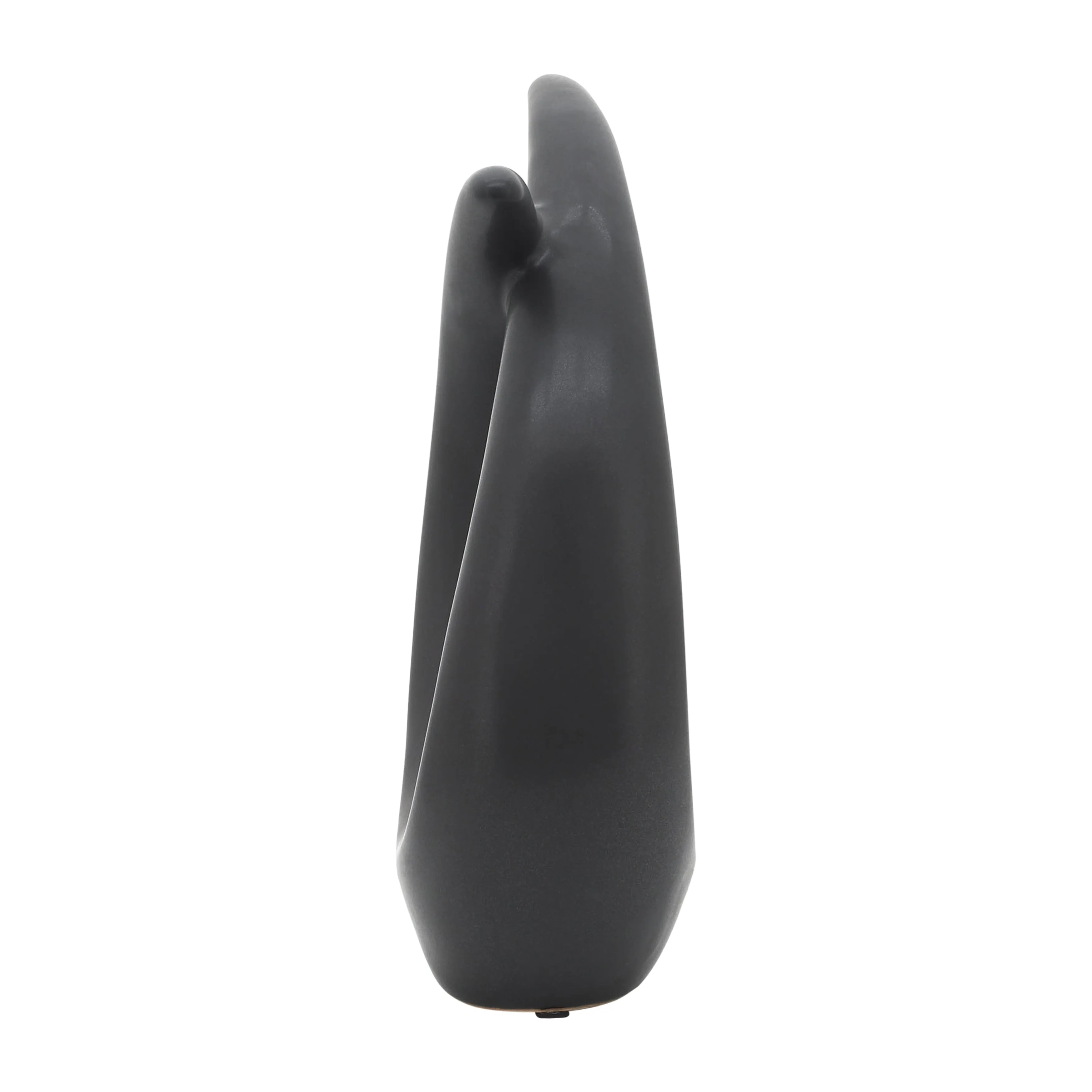 CER, 10"H LOOPY TABLE TOP ACCENT, BLACK