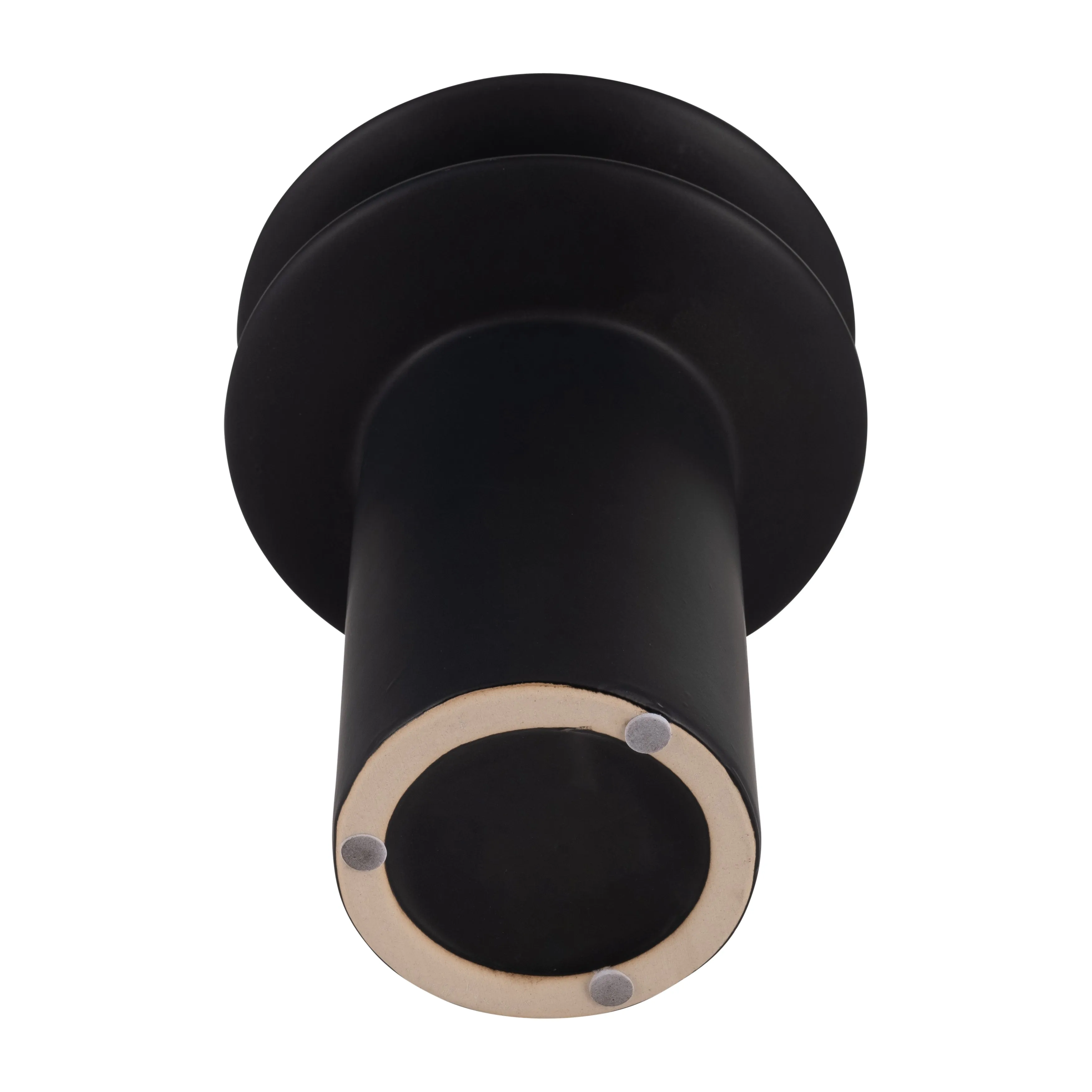CER, 11"H MODERN VASE, BLACK