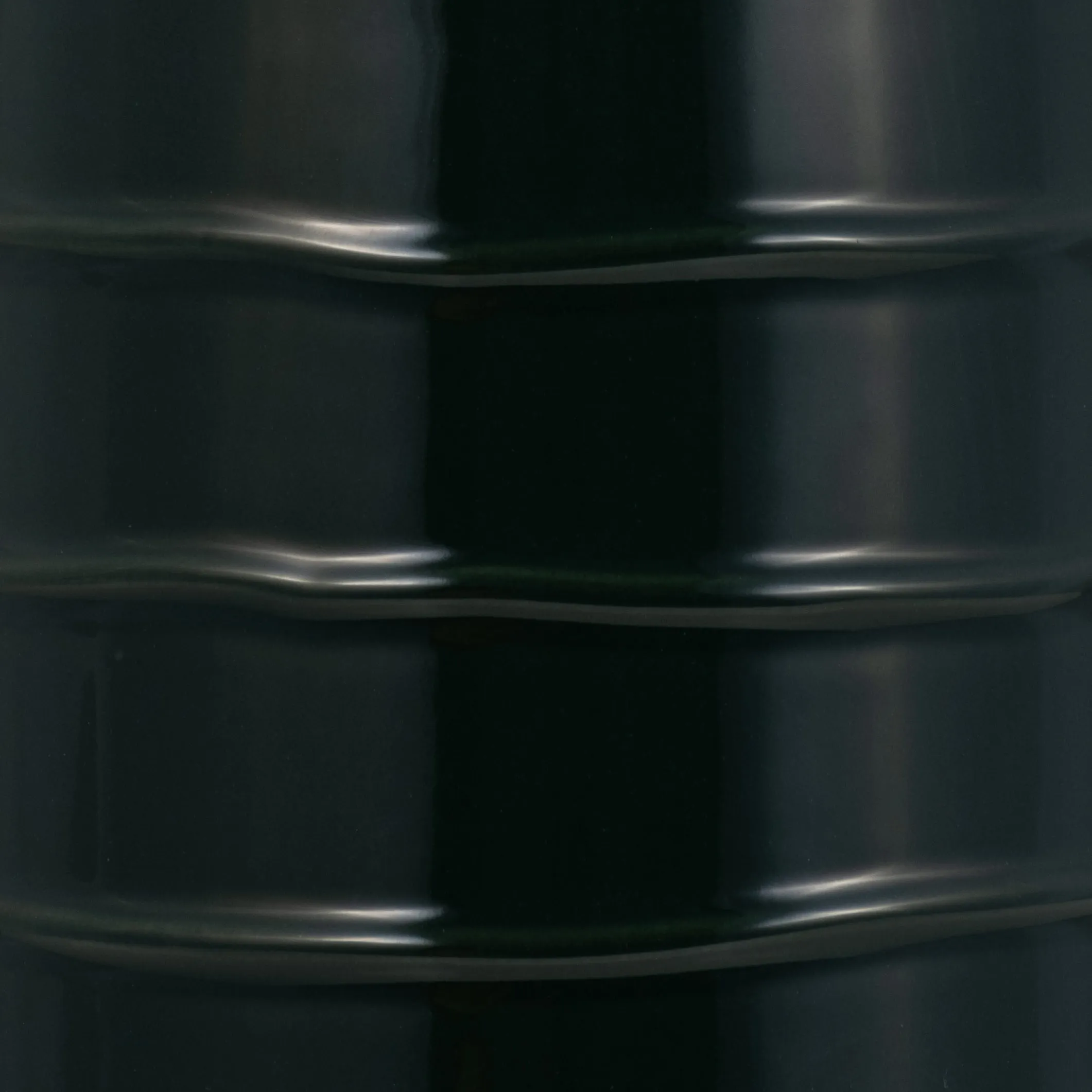 CER, 17"H TRIBAL VASE, FOREST GREEN